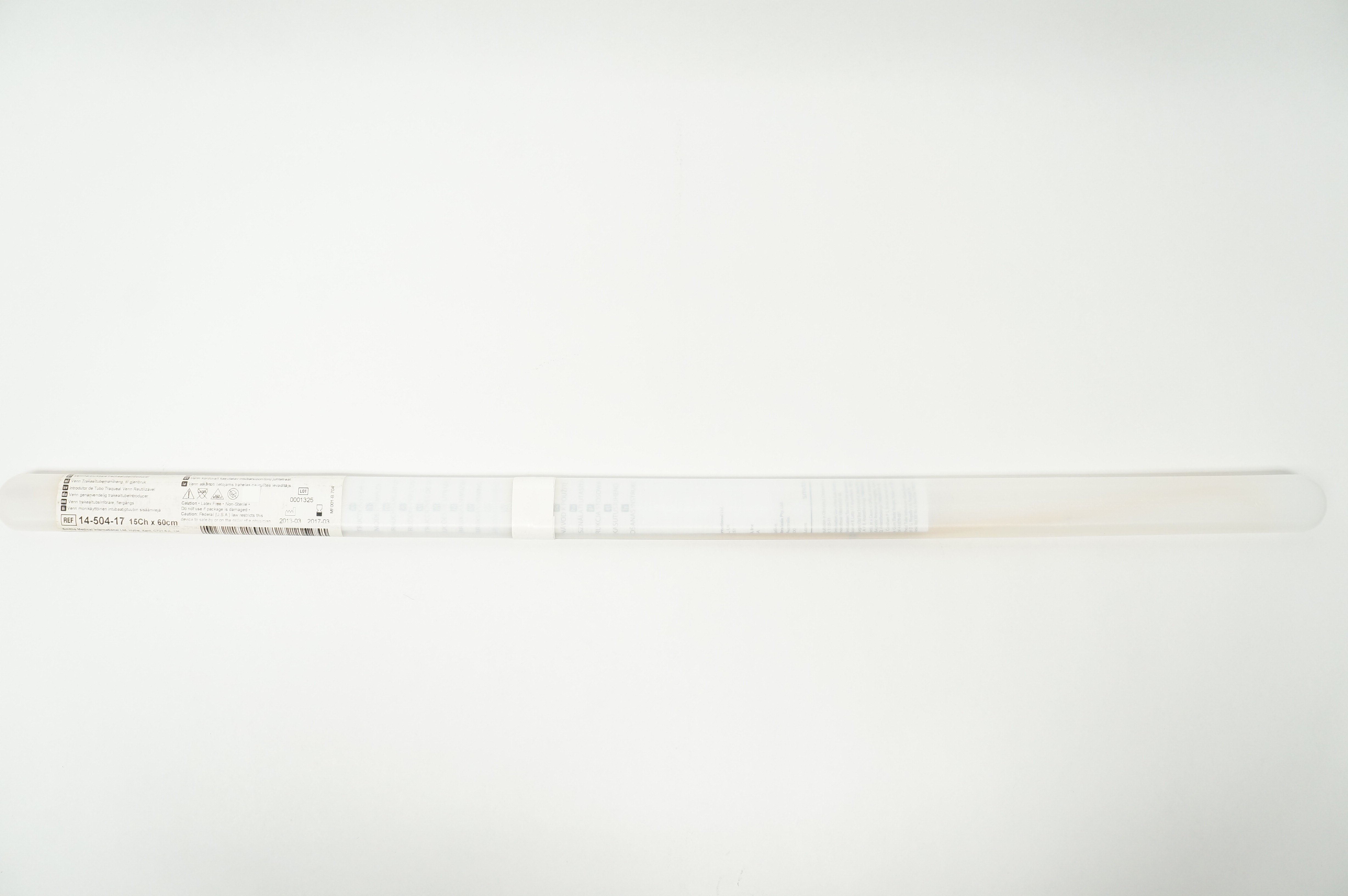 Smiths Medical 14-504-17 Venn Reusable Tracheal Tube Introducer 15Ch x 60cm (x)