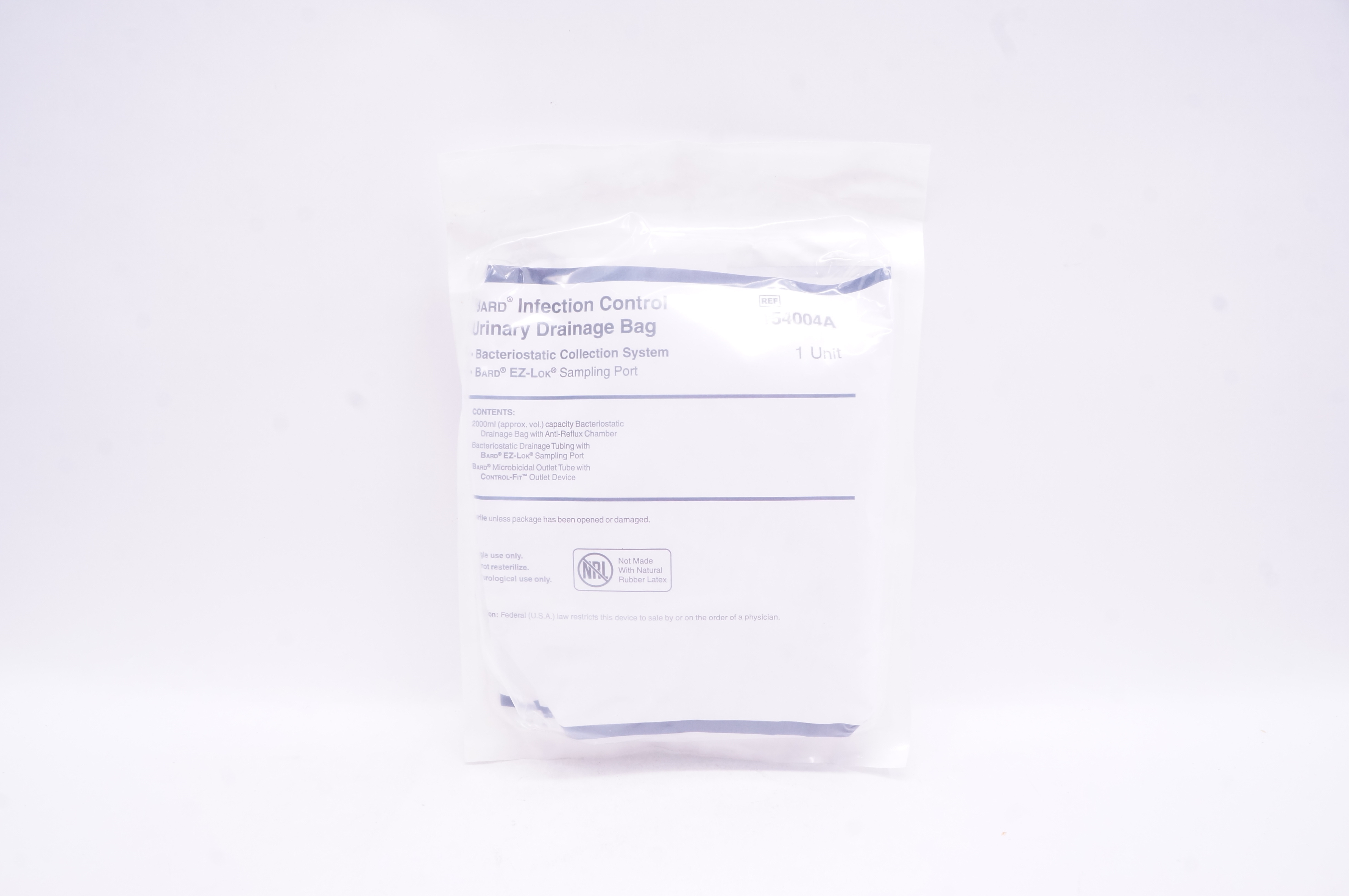 Bard 154004A Infection Control Urinary Drainage Bag