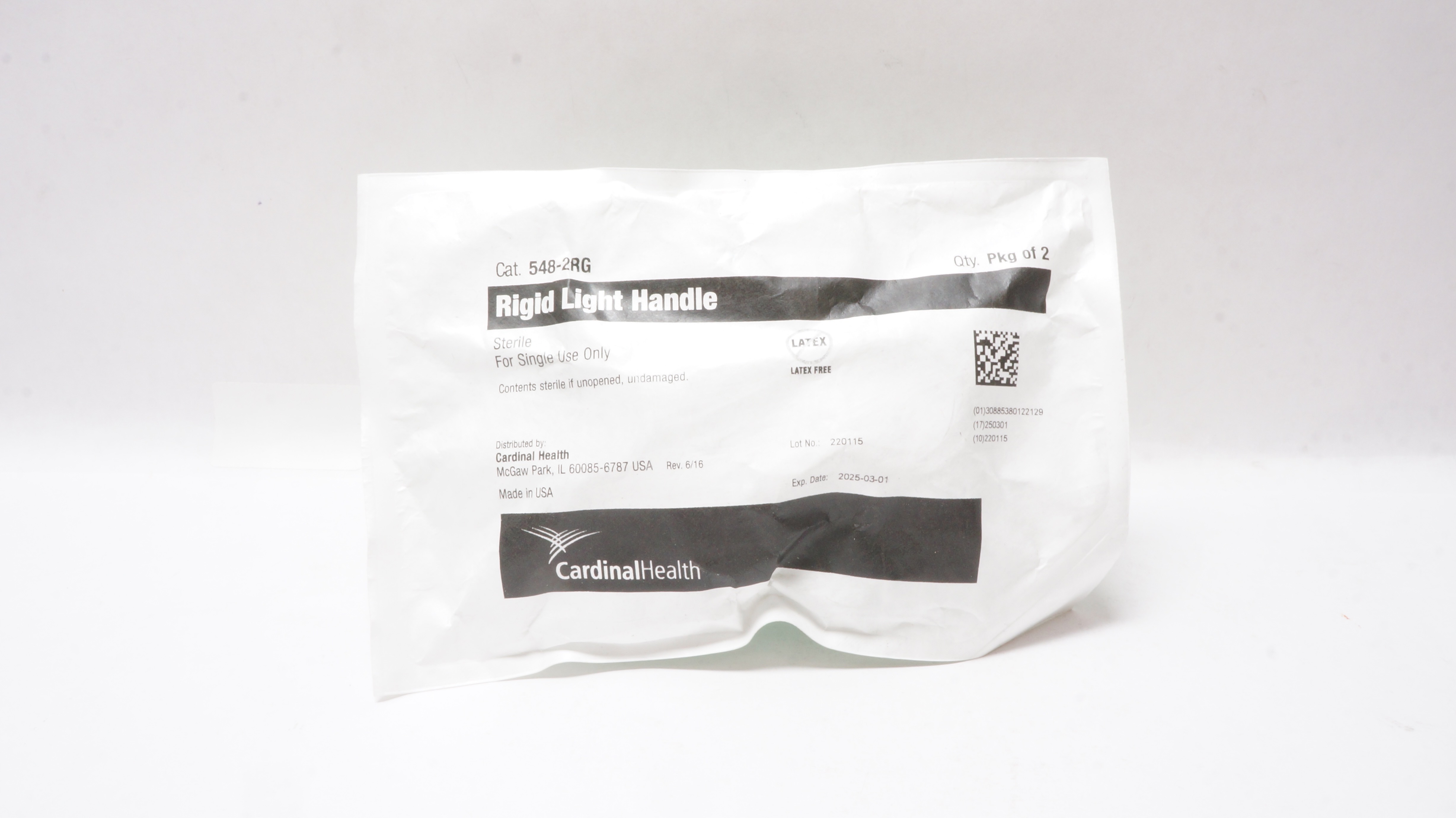 Cardinal Health 548-2RG Rigid Light Handle - Pack of 2