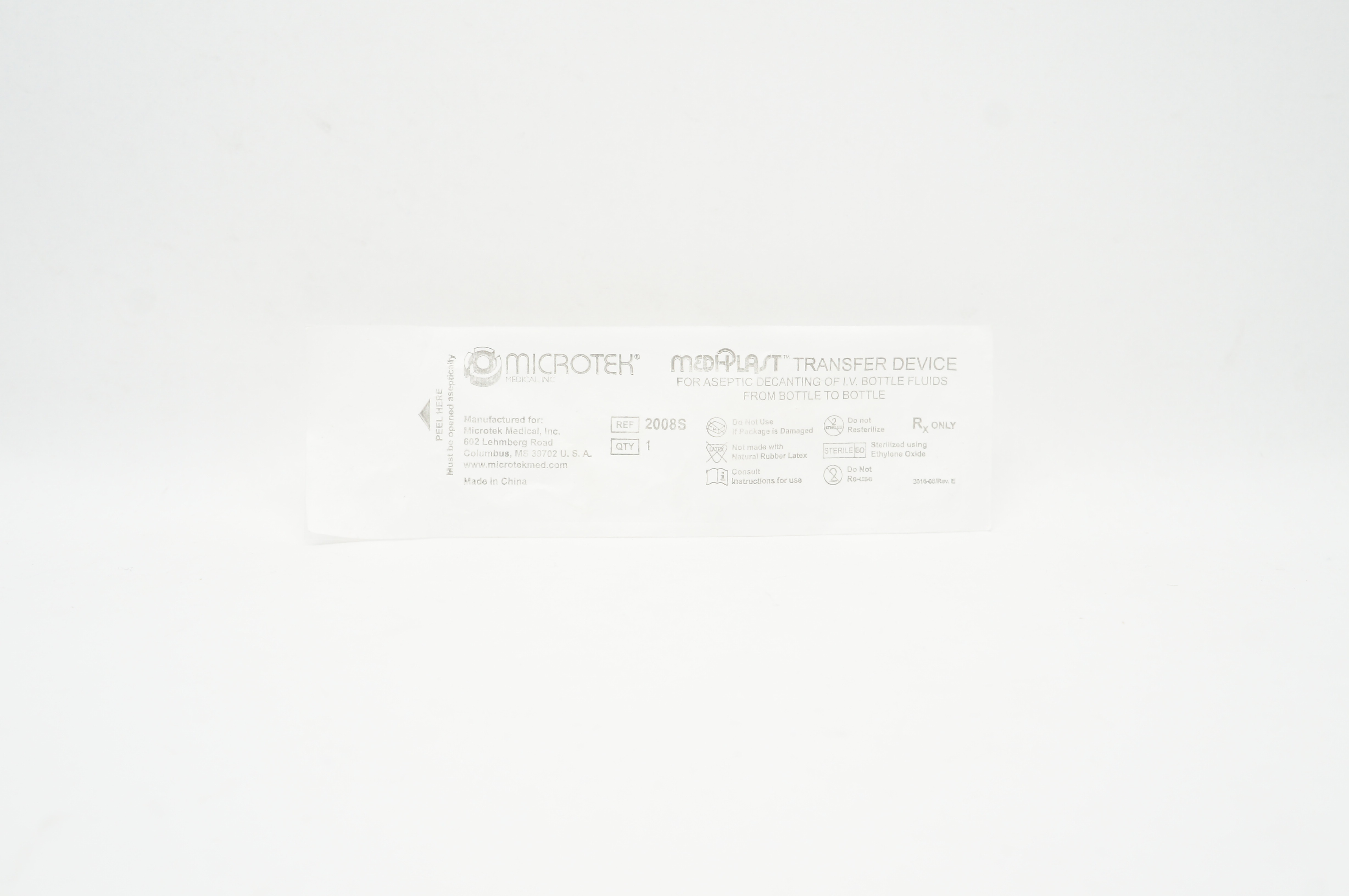 Microtek 2008S Medi-Plast Transfer Device