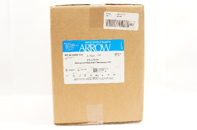 Arrow AK-42802-CDC ARROWgard Blue Plus Two-Lumen CVC 8Fr x 16cm (x) - Box of 5