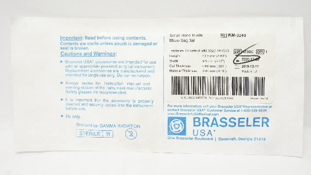 Brasseler KM-3240 Small Bone Blade Micro Sagittal (x)