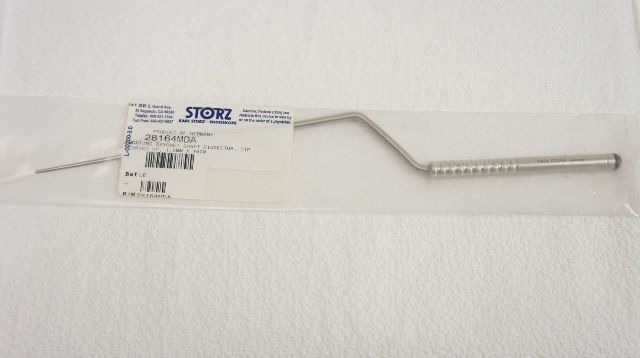 Karl Storz 28164MDA Mortini Bayonet Shaft Dissector, Tip Curved Up, 1.5mm x 16cm