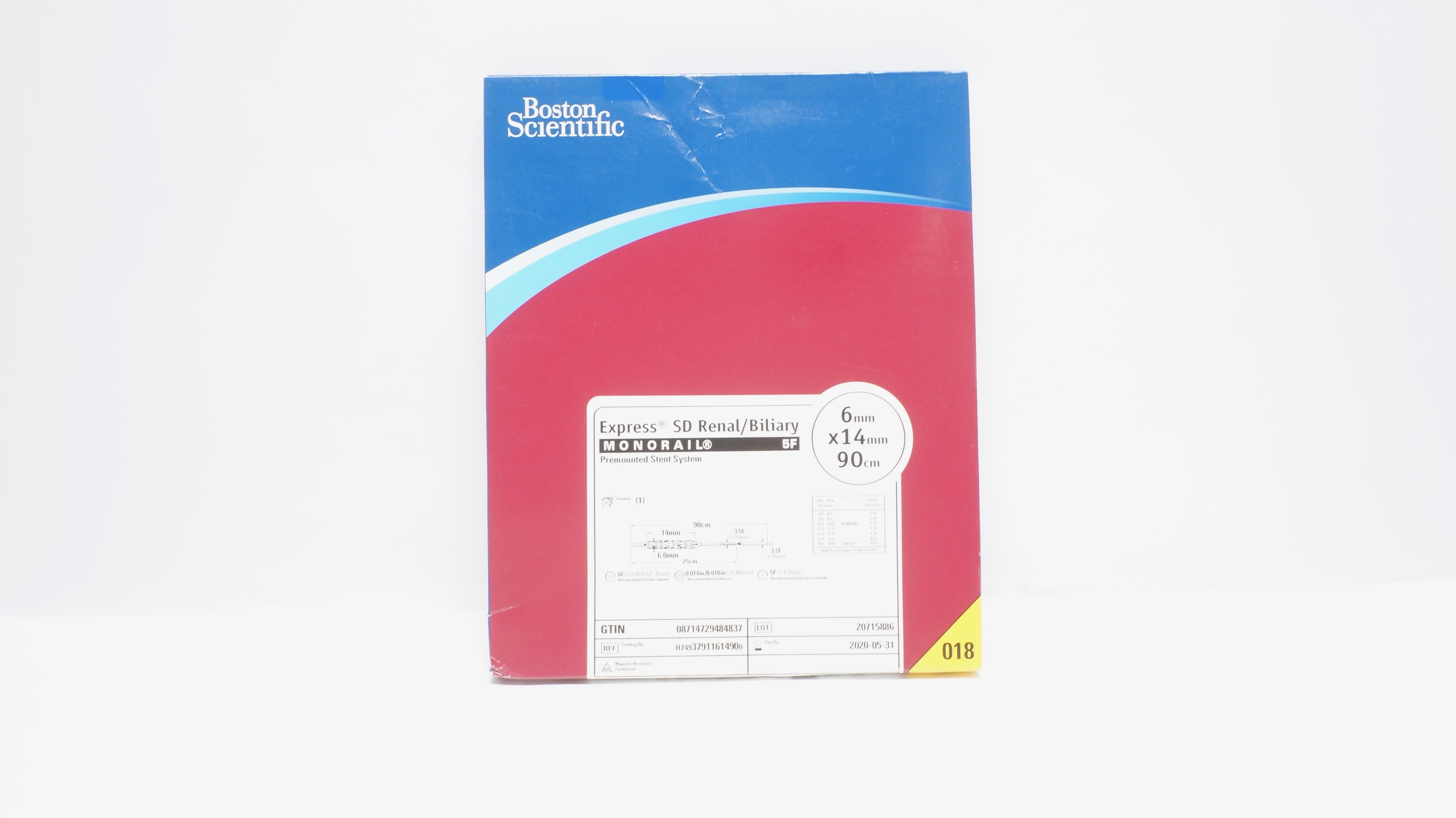 Boston Scientific 3791161490 Express Permounted Stent System 6mmx14mmx90cm (x)