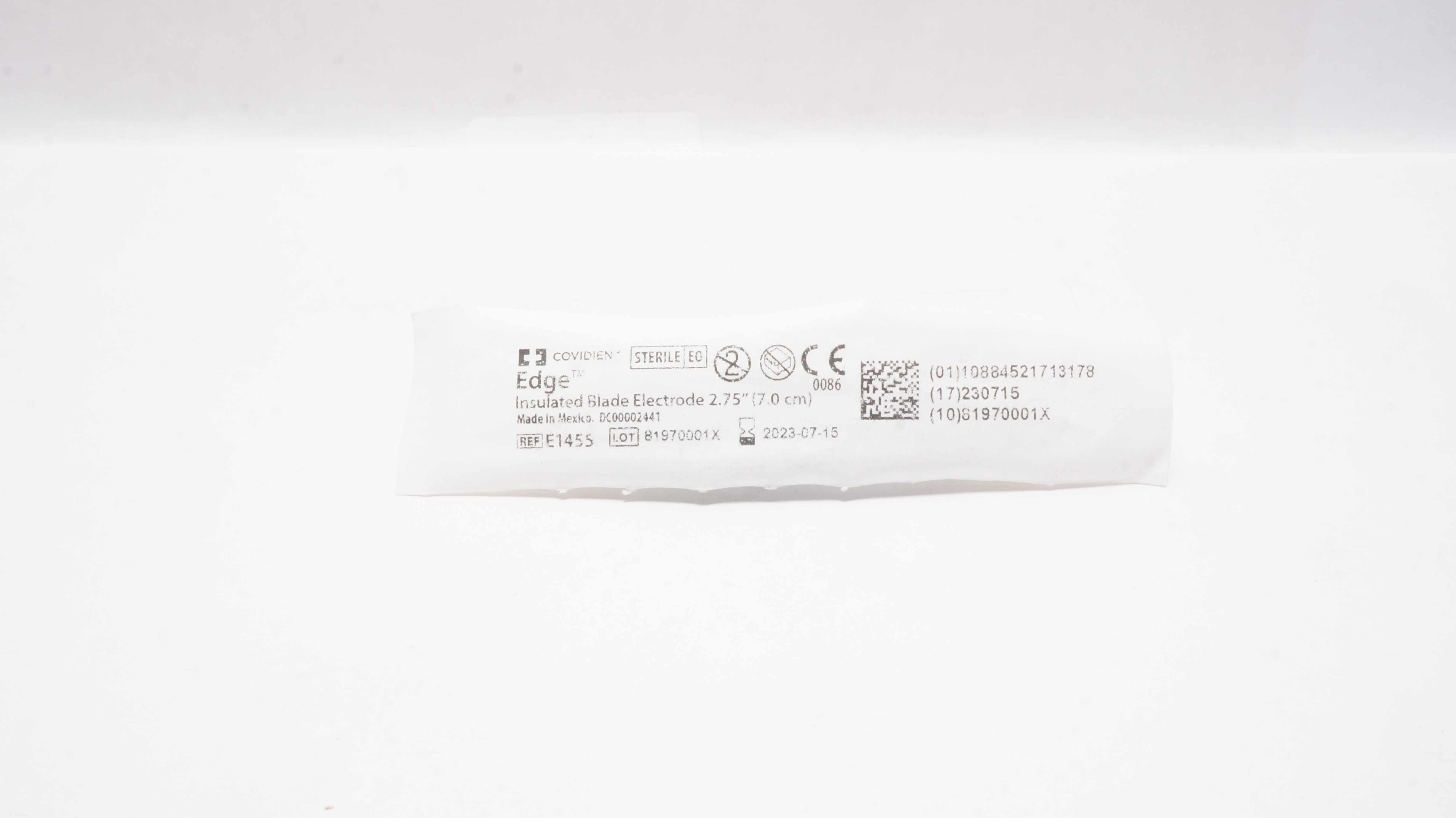 Covidien E1455 Edge Insulated Blade Electrode 2.75inch