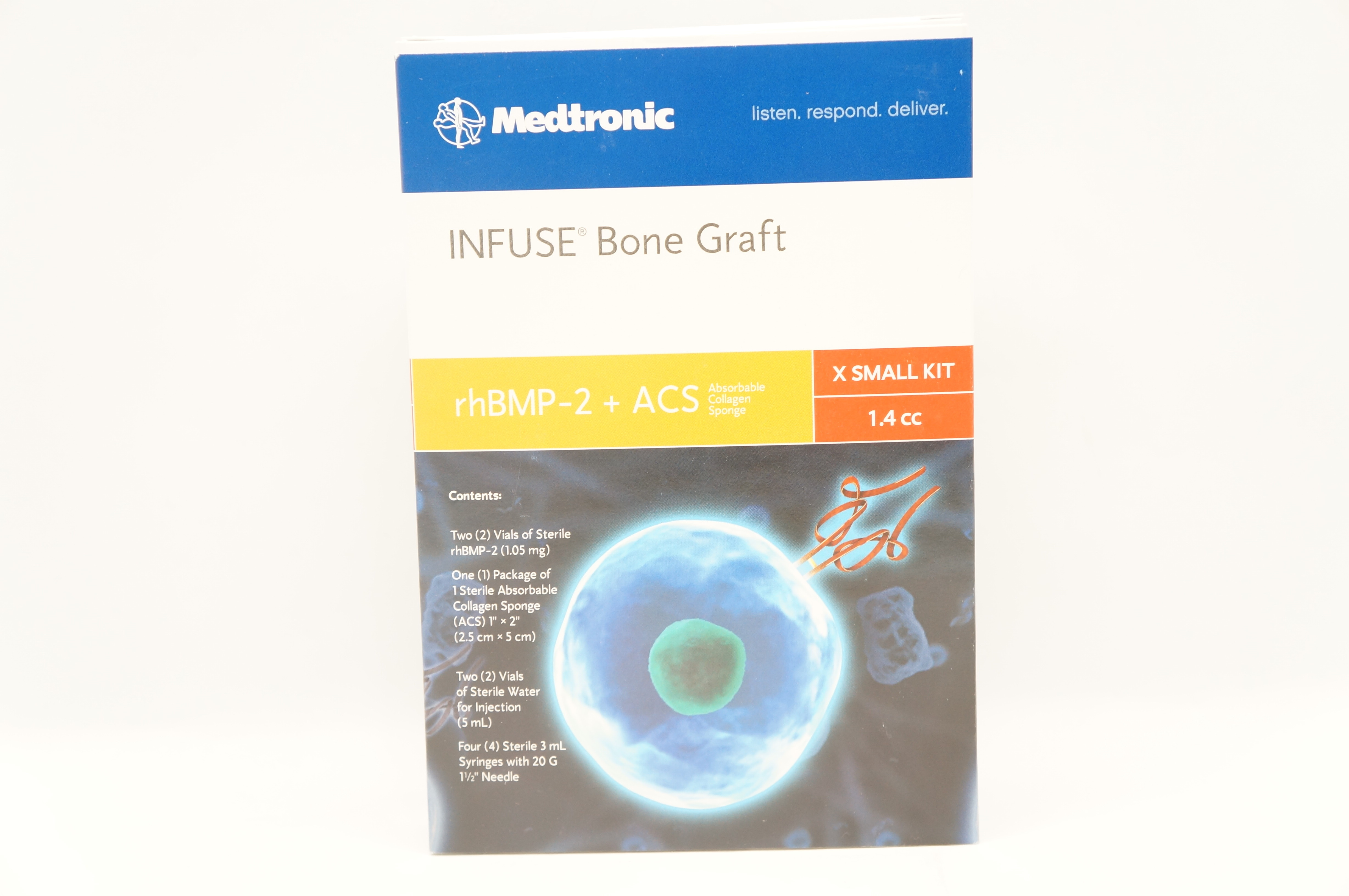 Medtronic 7510100 Infuse Bone Graft rhBMP -2 +ACS X Small Kit 1.4cc (x)