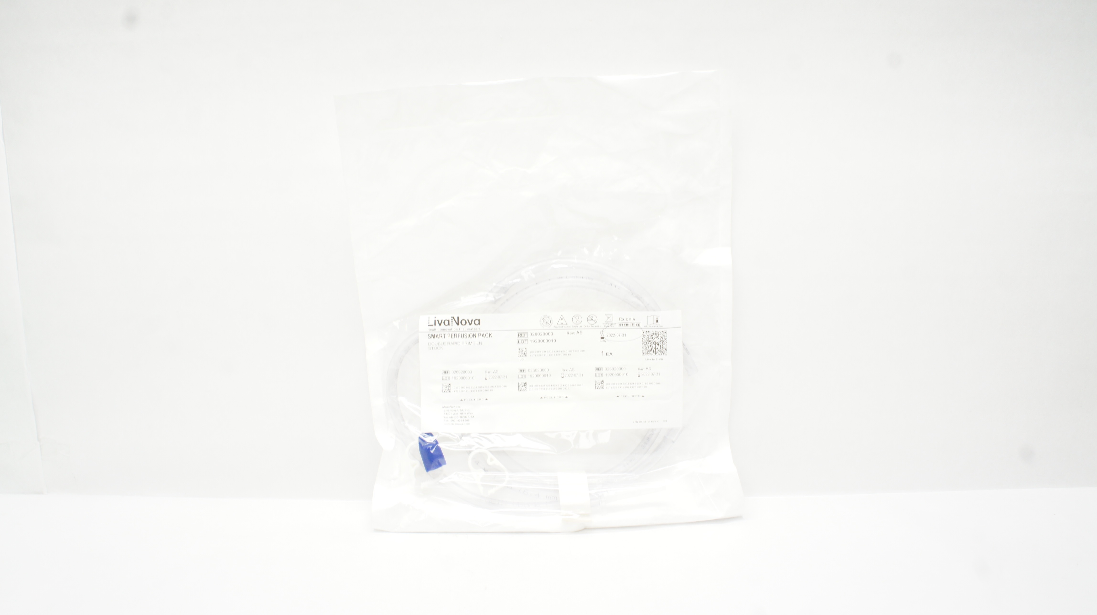 LivaNova 026020000 Smart Perfusion Pack Double Rapid Prime LN Stock (x)