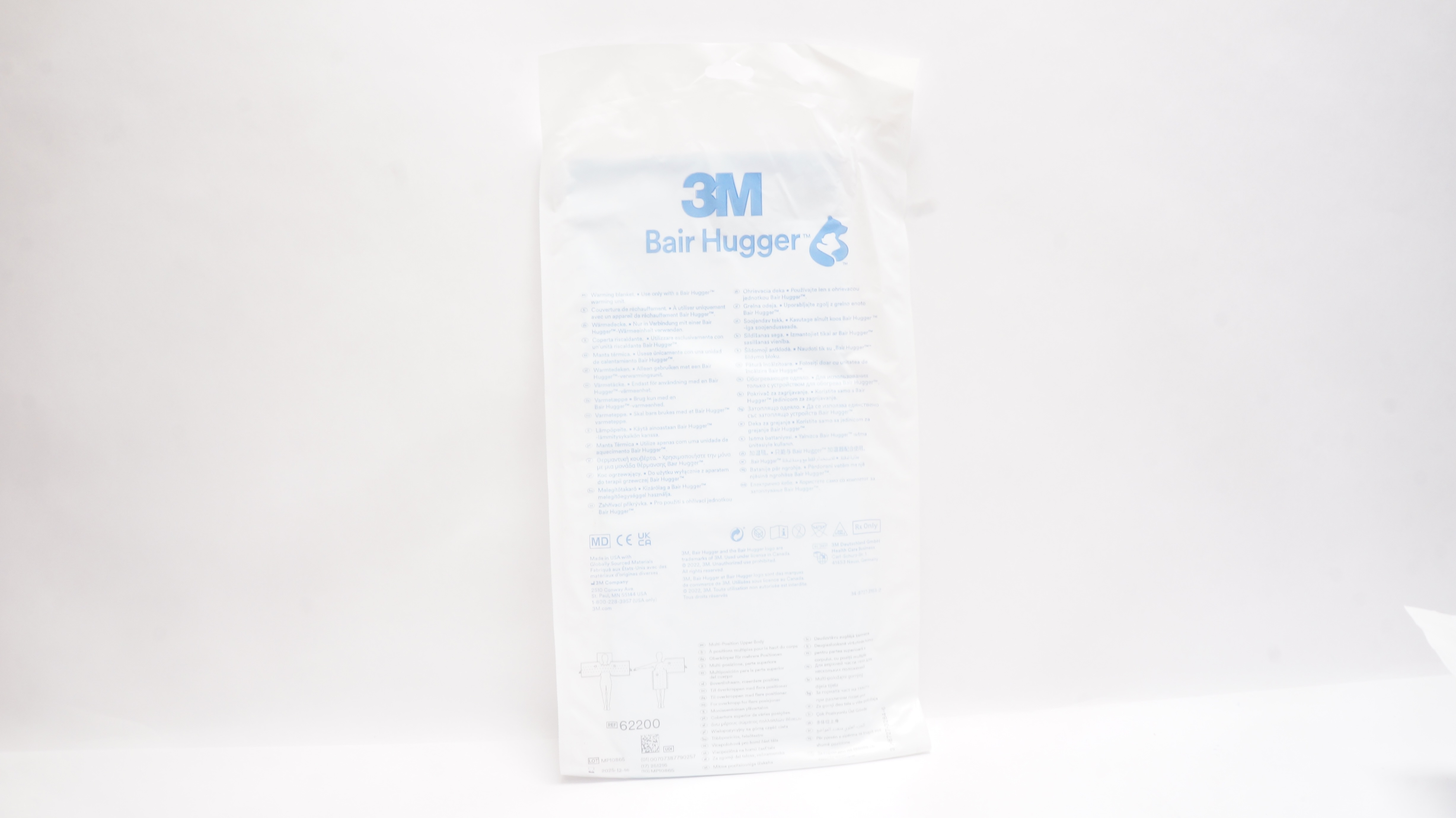 3M 62200 Bair Hugger Multi-Position Upper Body Warming Blanket