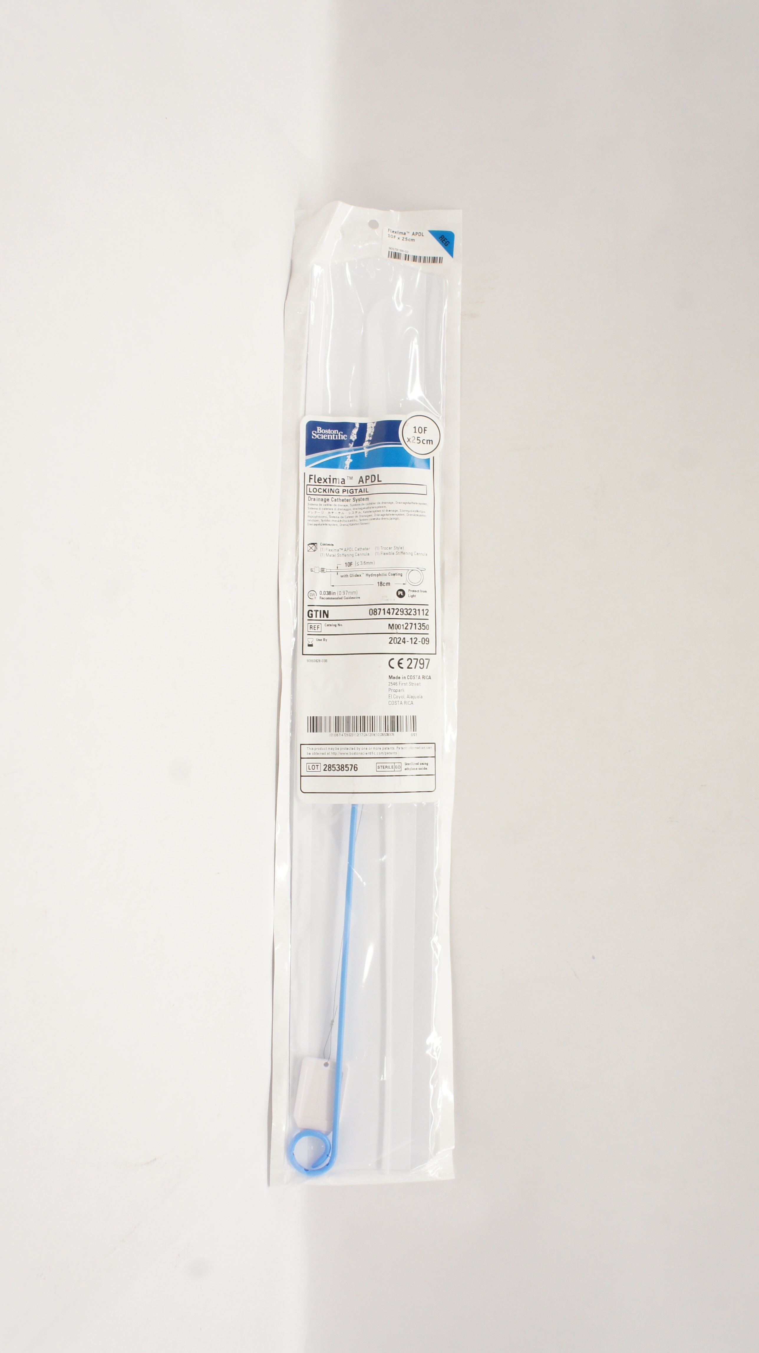 Boston Scientific M001271350 Flexima APDL Locking Pigtail 10F x 25cm