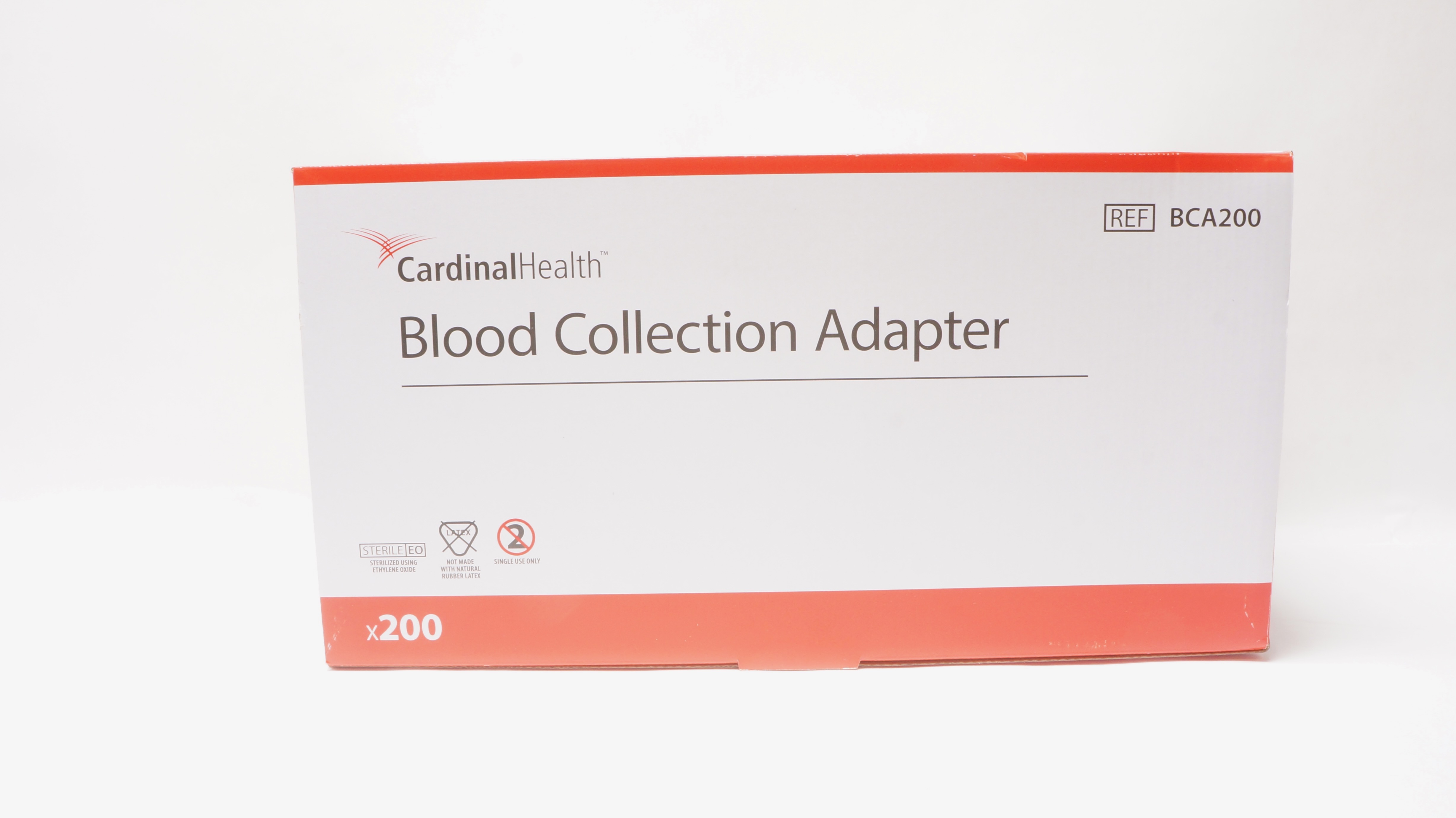 Cardinal Health BCA200 Blood Collection Adapter - Box of 200
