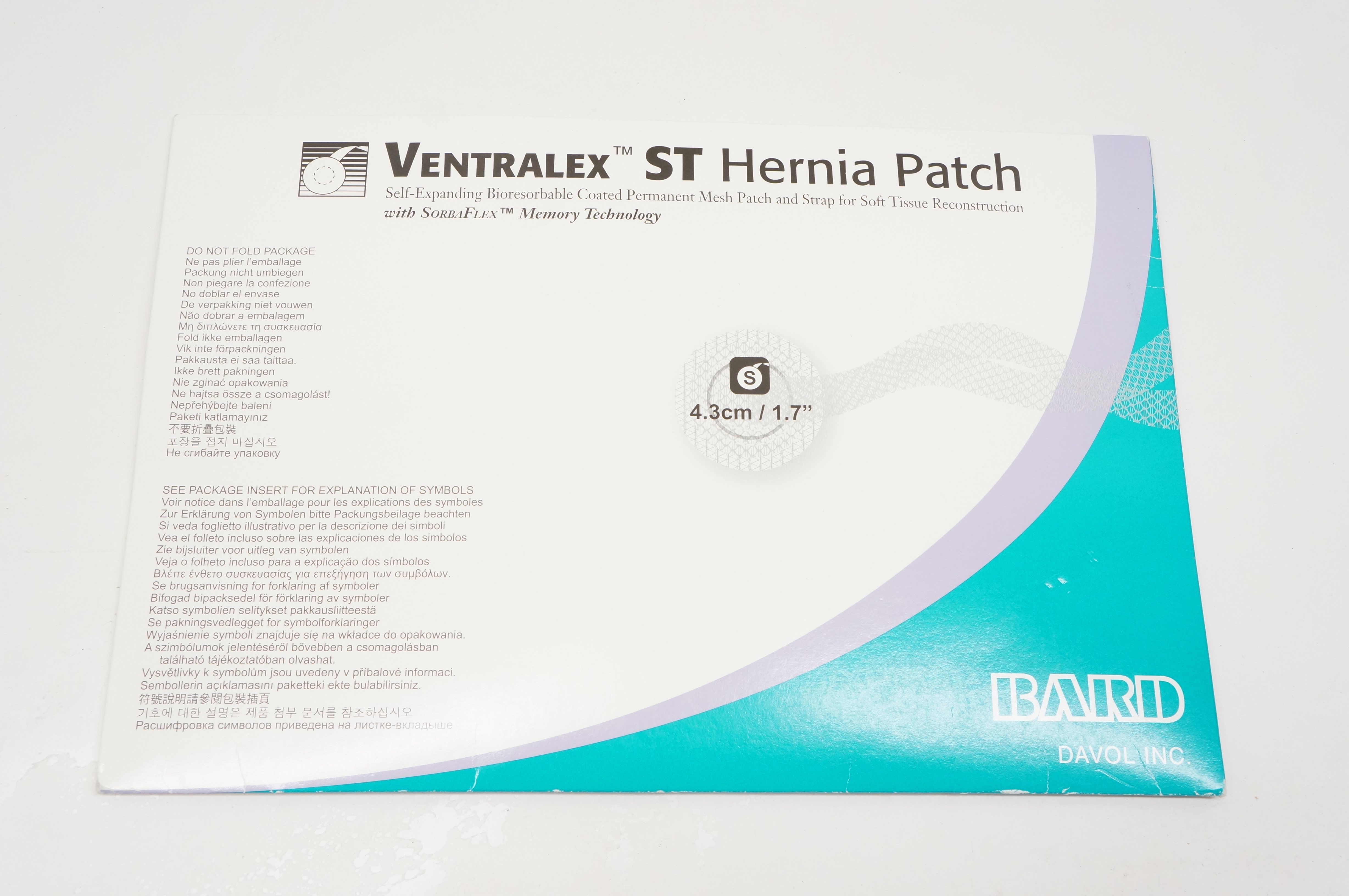 Bard 5950007 Ventralex ST Hernia Patch 1.7inch (x)