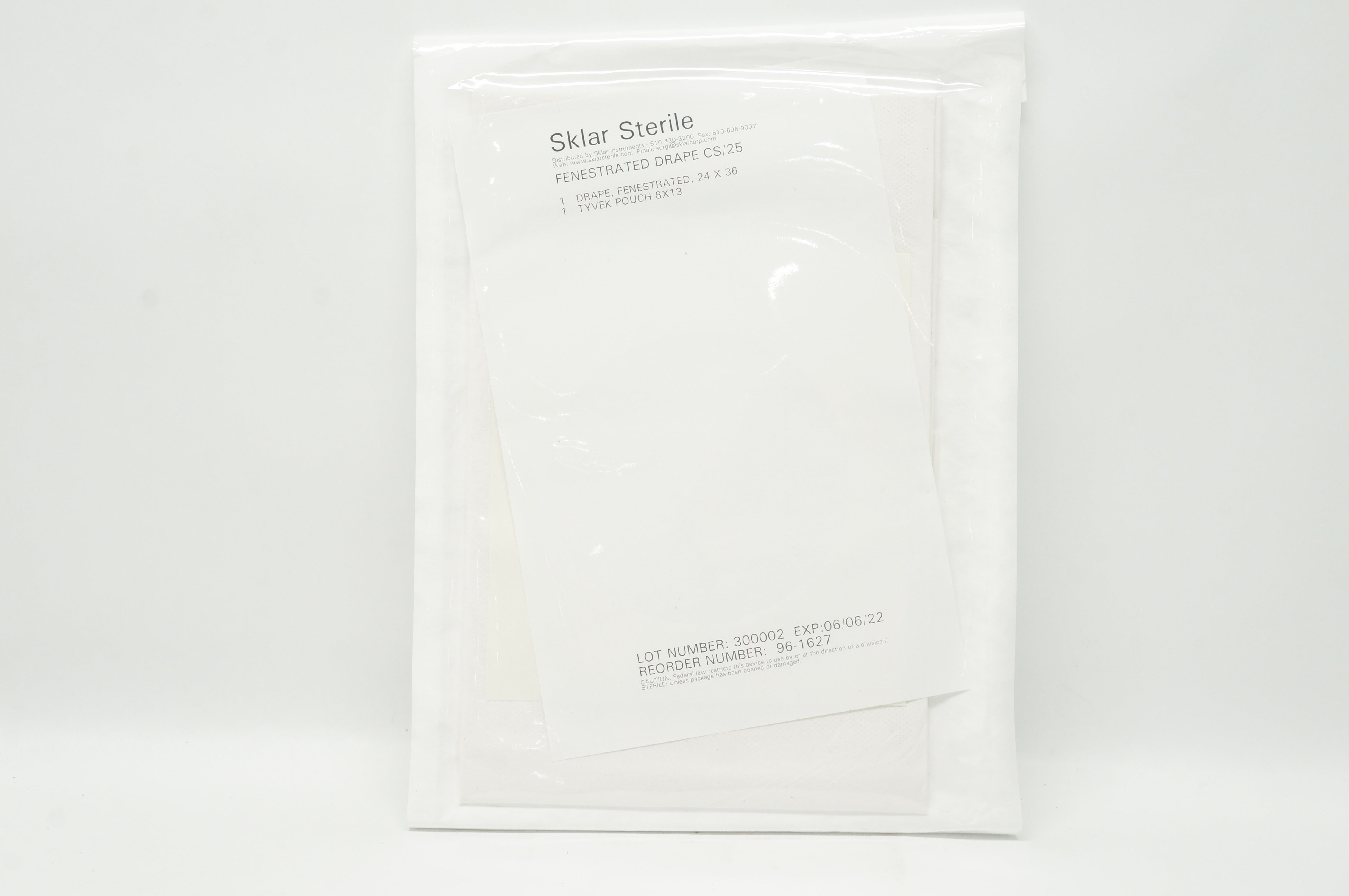 Sklar 96-1627 Fenestrated Drape CS/25