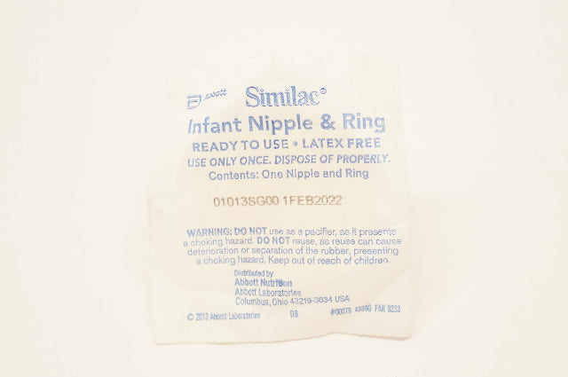 Abbott Similac Infant Nipple & Ring (x)