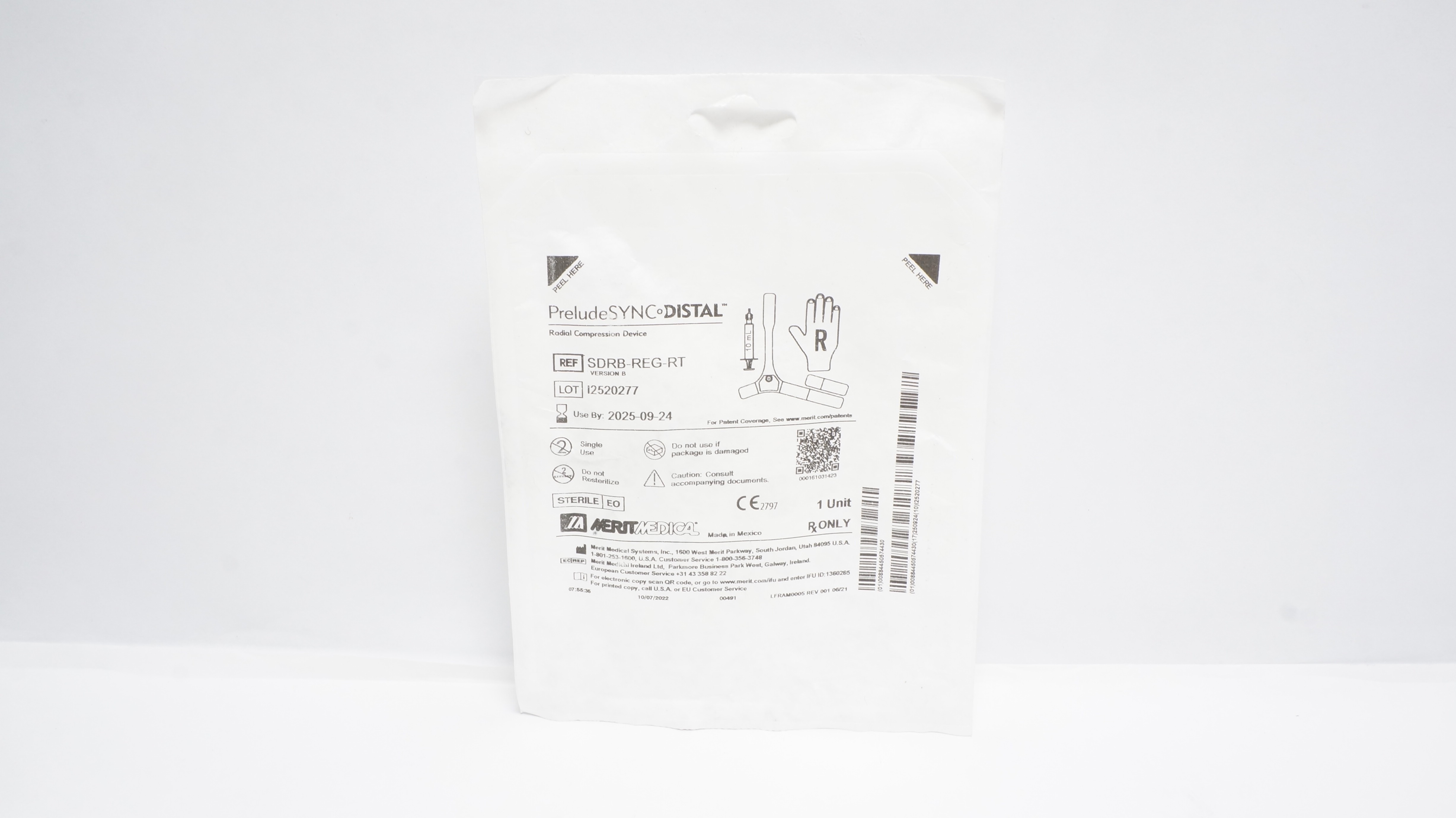 Merit Medical SDRB-REG-RT Radial Compression Device 10ml (x)