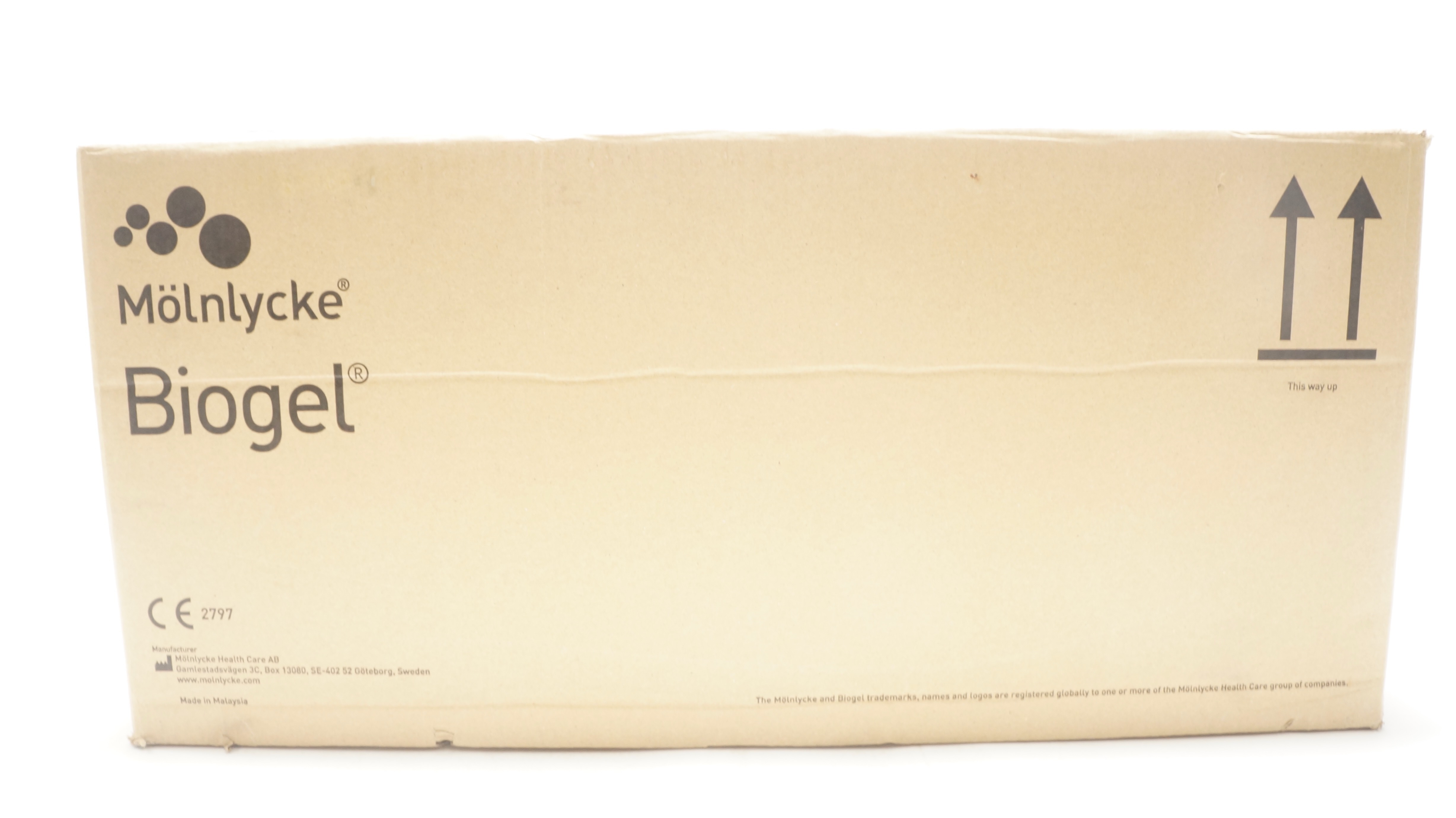 Molnlycke 40875 Biogel Non-Latex PI Surgical Gloves, Size 7-1/2 - Box of 200