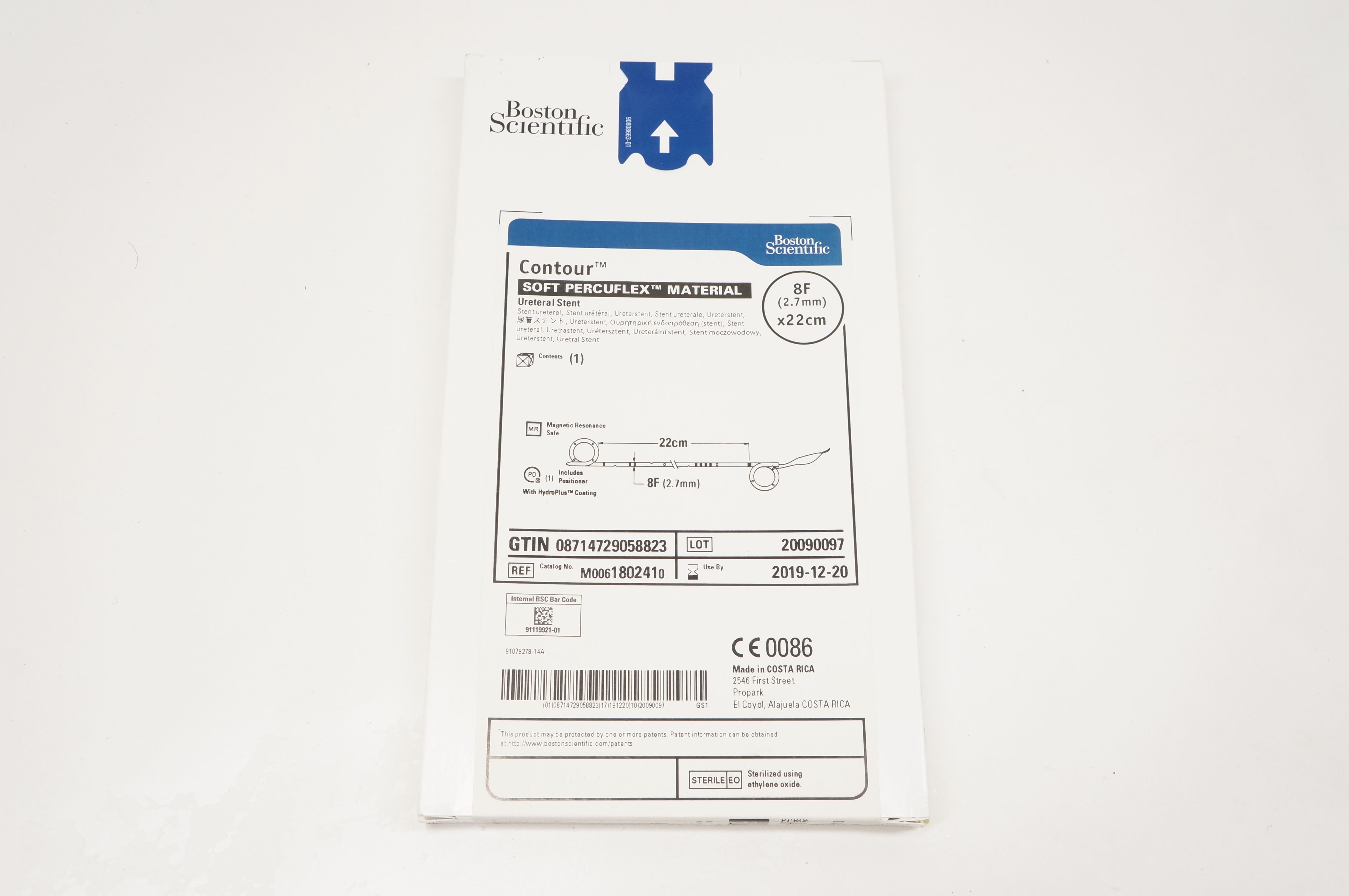 Boston Scientific 180241 Contour Soft Percuflex Material 8F x 22cm (x)