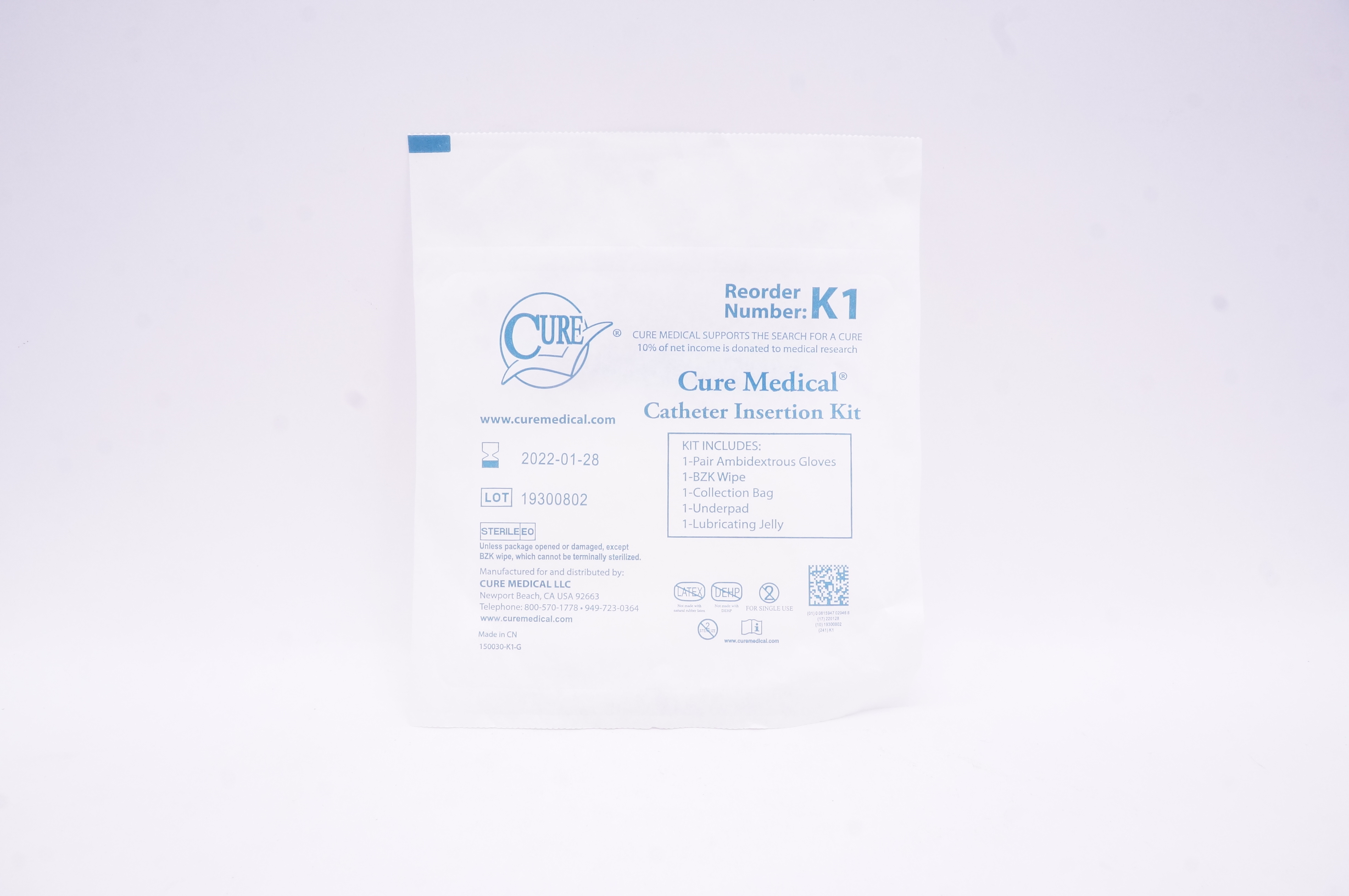 Cure Medical K1 Cath. Insertion Kit
