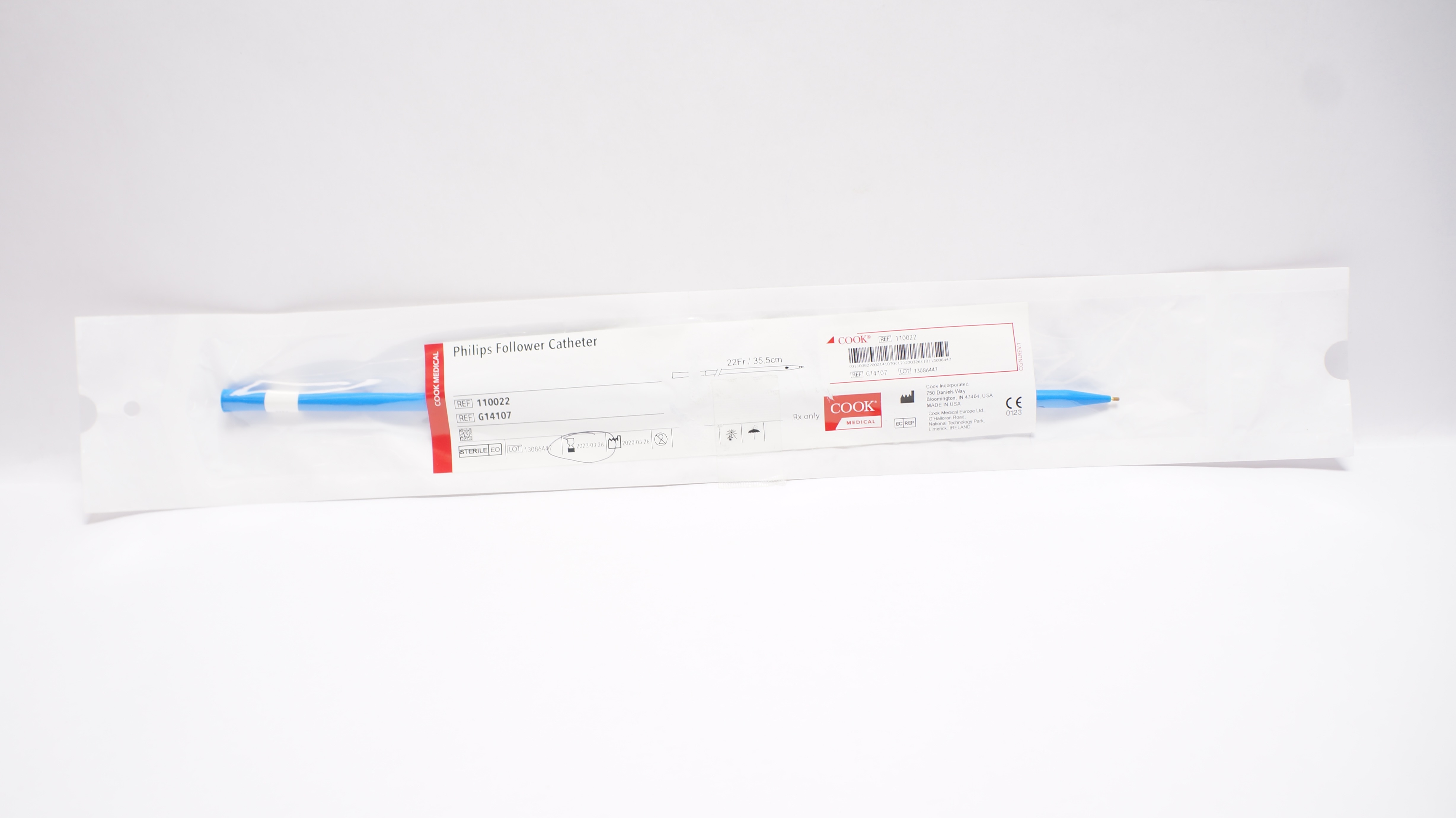 Cook Medical G14107 Philips Follower Cath. 22Fr / 35.5cm (x)