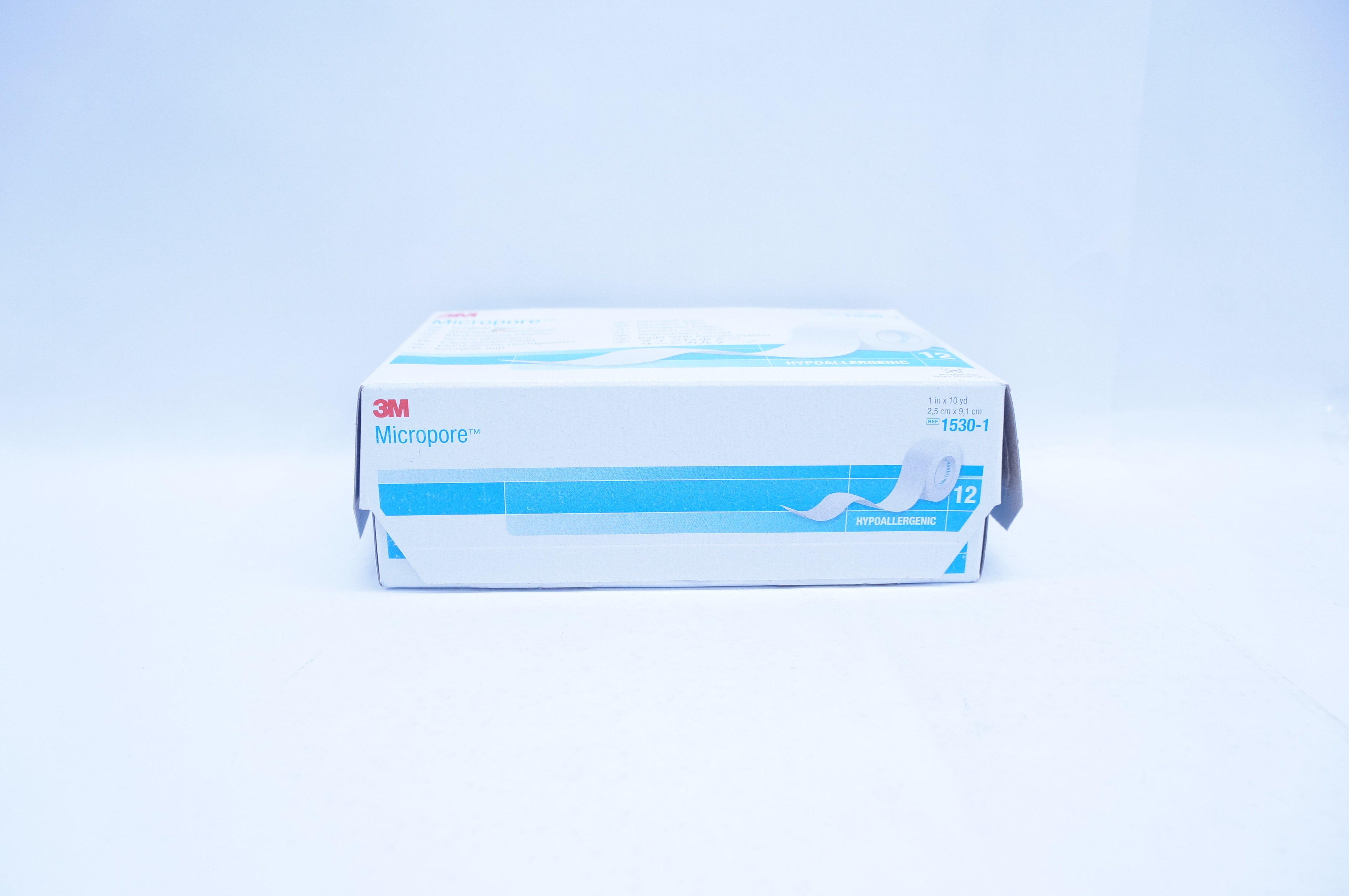 3M 1530-1 Micropore Surgical Tape Hypoallergenic 1inch x 10yd - Box of 12