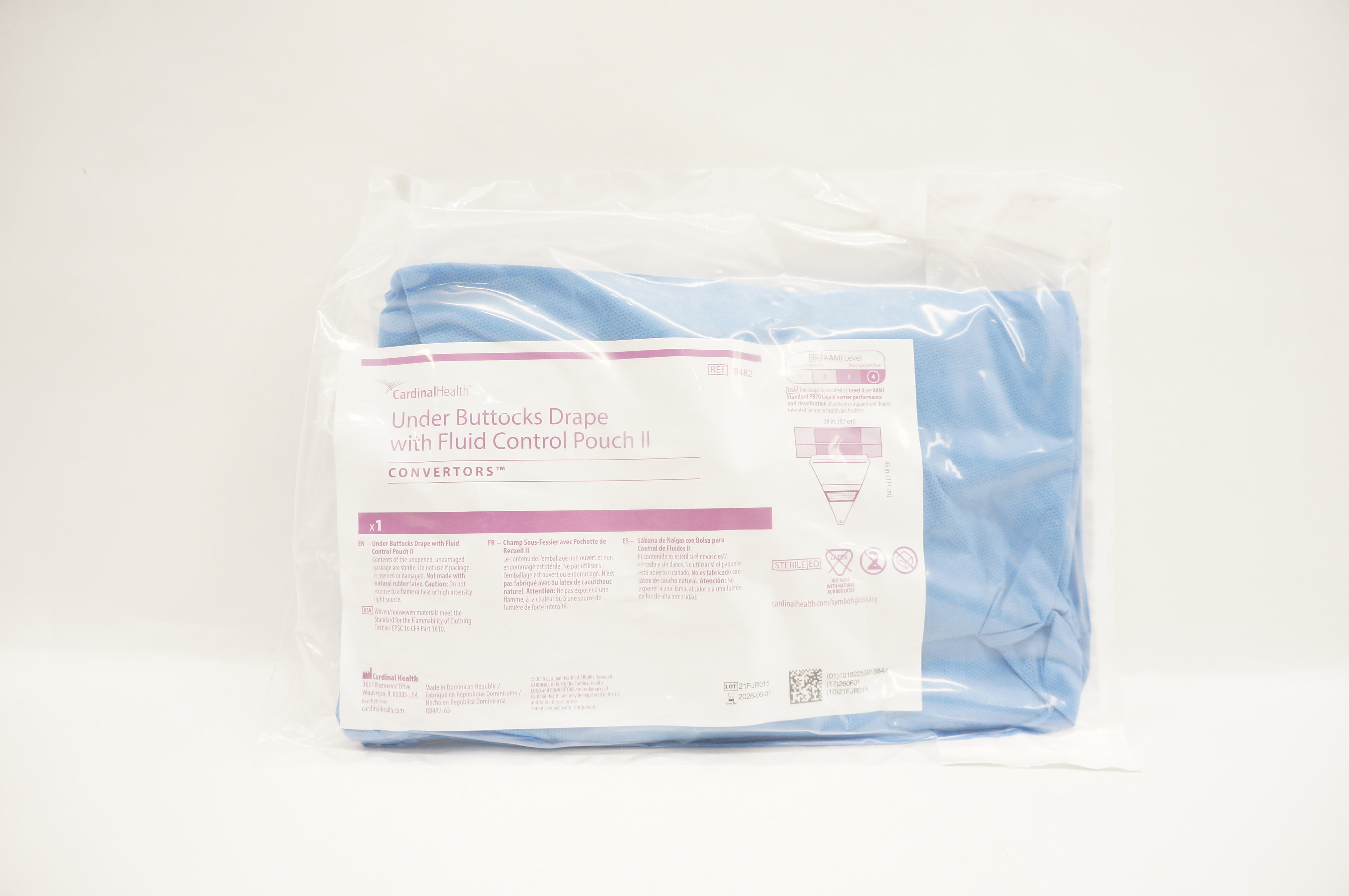 Cardinal Health 8482 Under Buttocks Drape with Fluid Control Pouch II