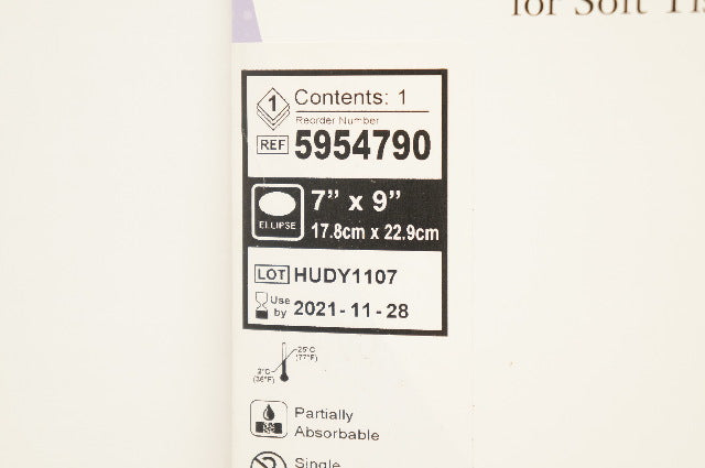 Bard 5954790 Ventralight ST Bioresorbable Coated Permanent Mesh 7inch x 9inch(x)