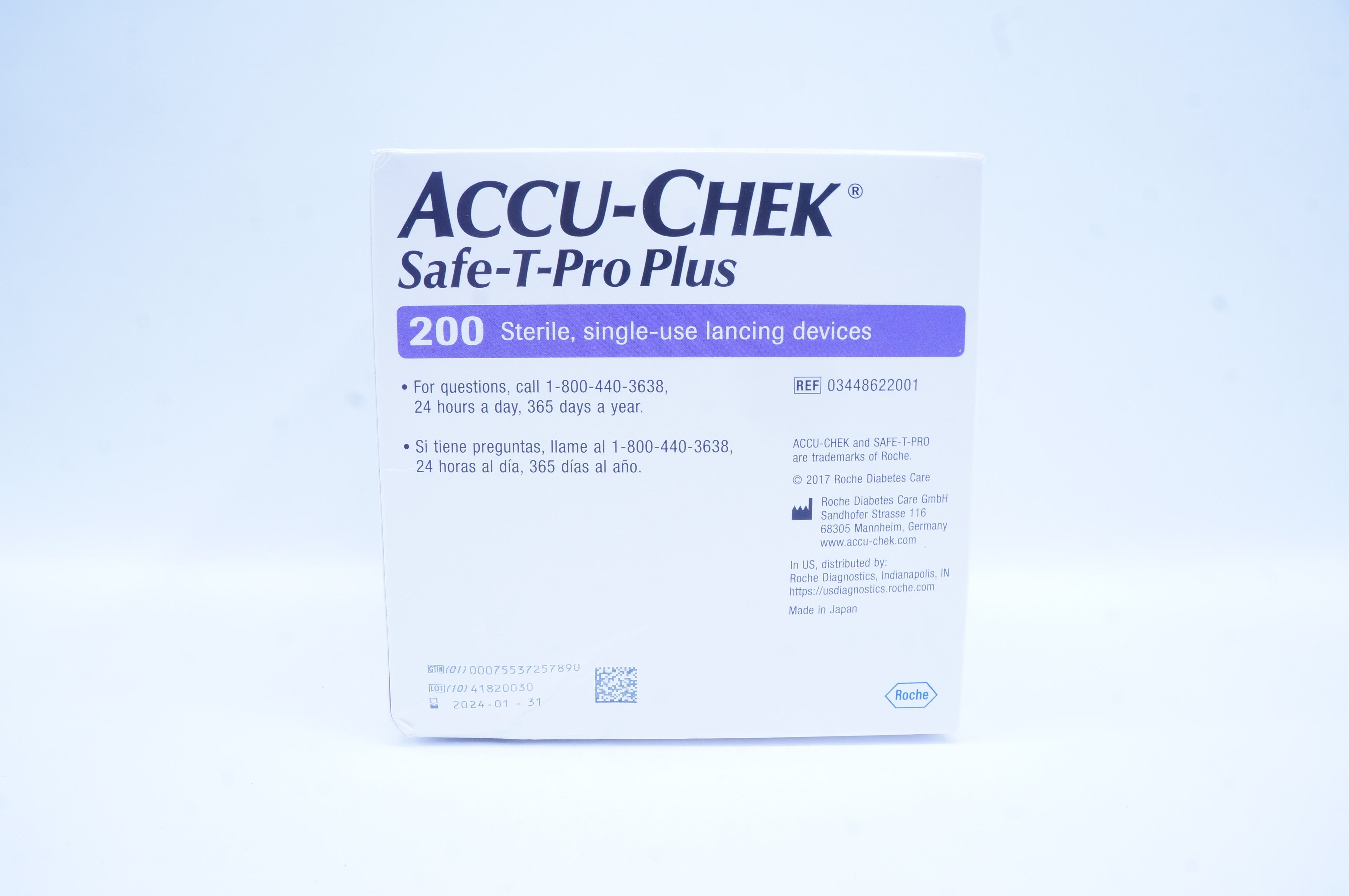 Roche Diabetes Care 03448622001 Accu-Chek Lancing Devices - Box of 200