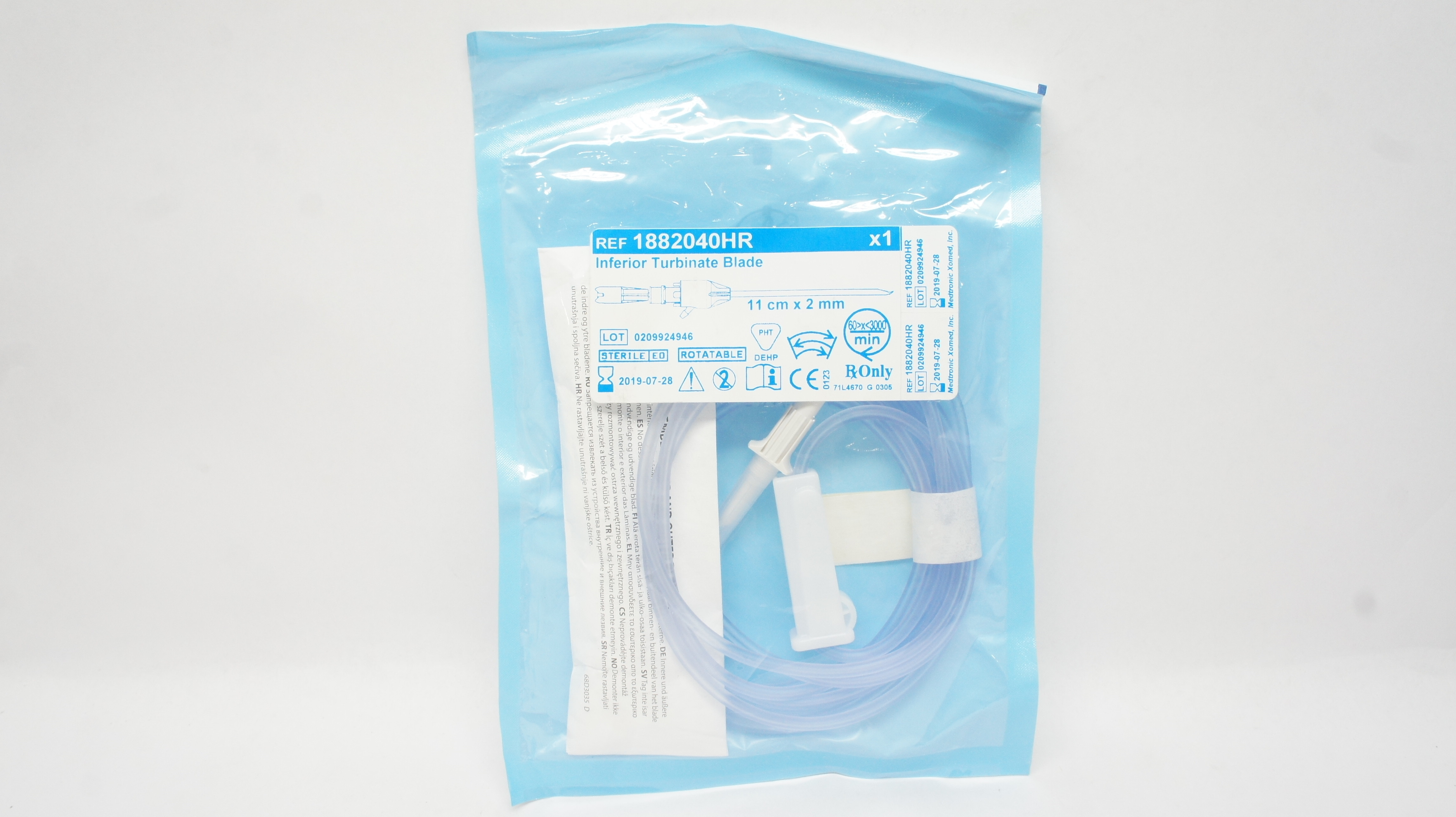 Medtronic 1882040HR Inferior Turbinate Blade 11cm x 2mm (x)