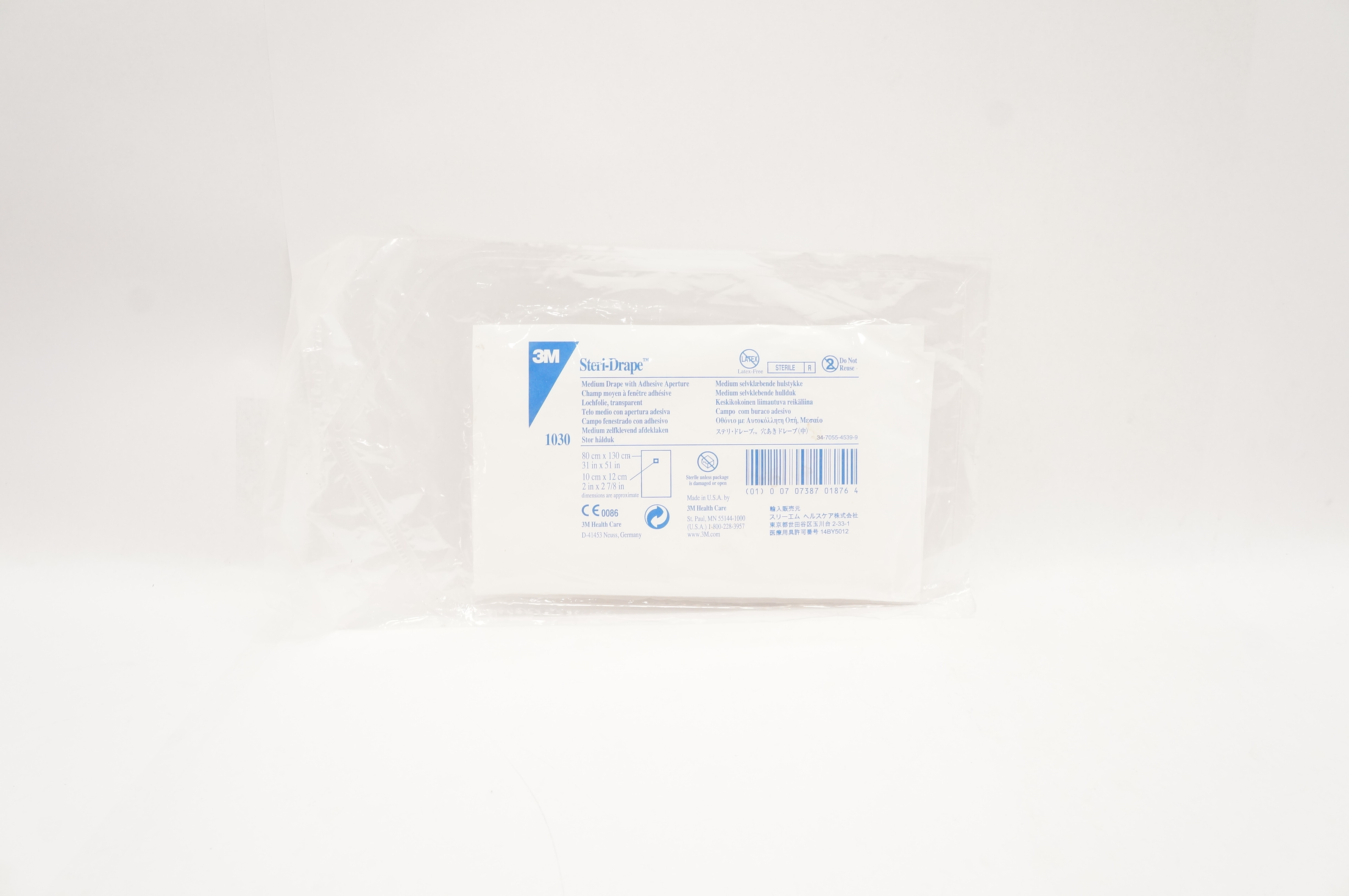 3M 1030 Steri-Drape Medium 31inch x 51inch, 2inch x 2-7/8inch