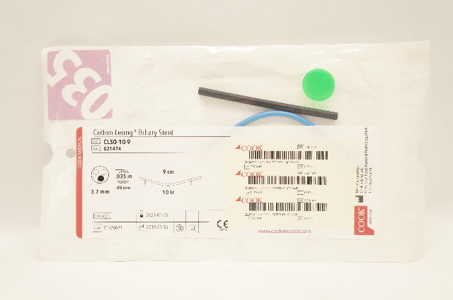 Cook Medical G21474 Cotton-Leung Biliary Stnt 9cm x 10Fr x 0.035inch (x)