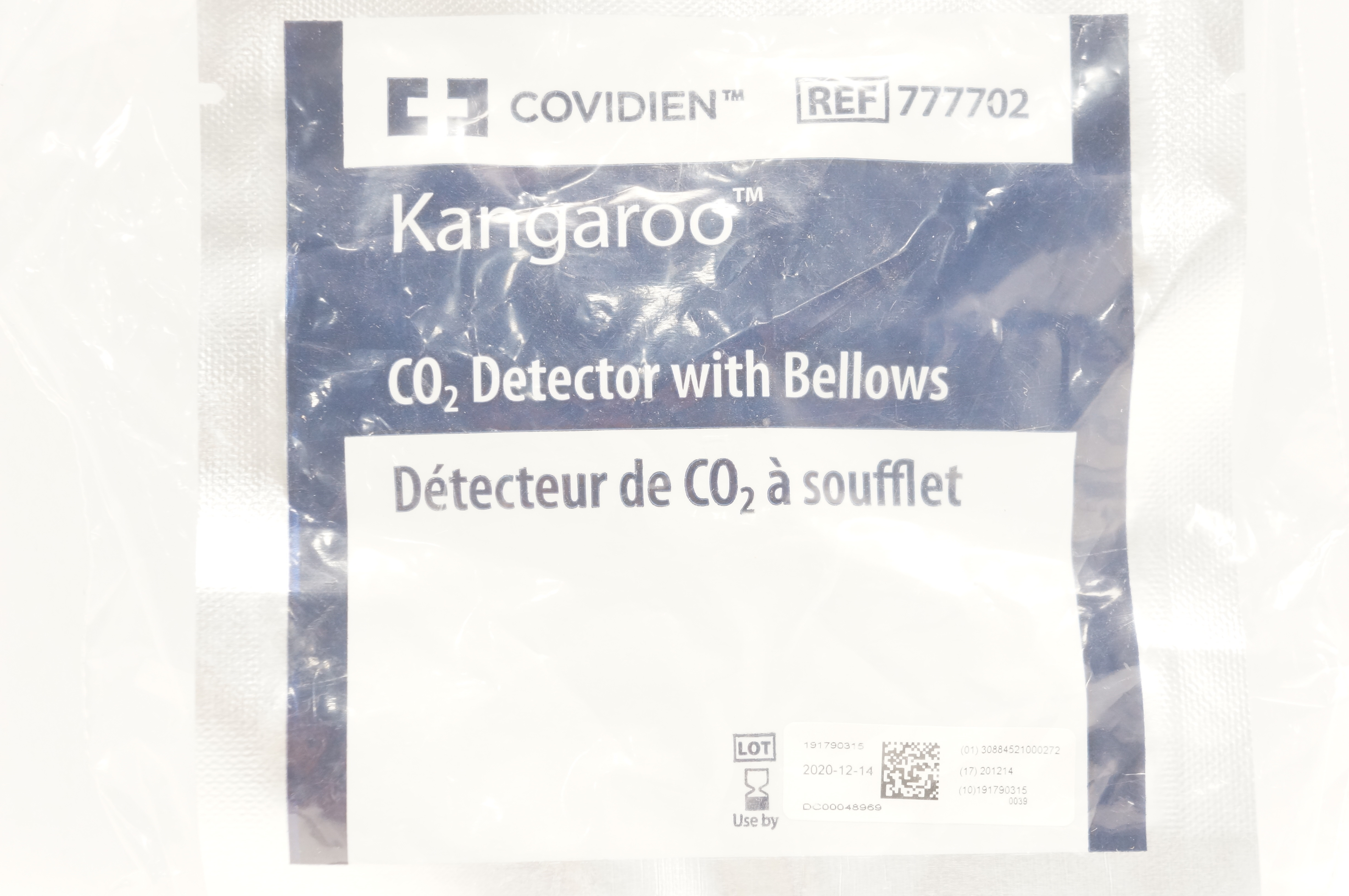 Covidien 777702 Kangaroo CO2 Detector with Bellows (x)