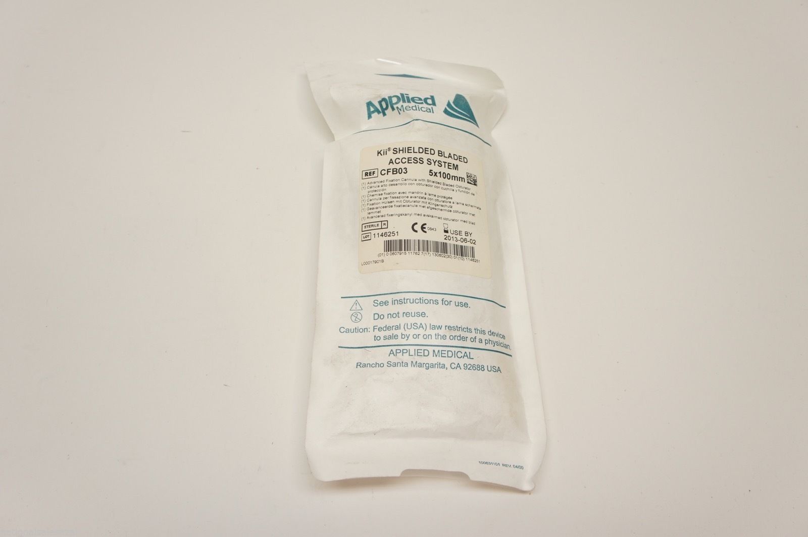 CFB03 ~ Applied Medical Shielded Bladed Access System 5 x 100mm (x)