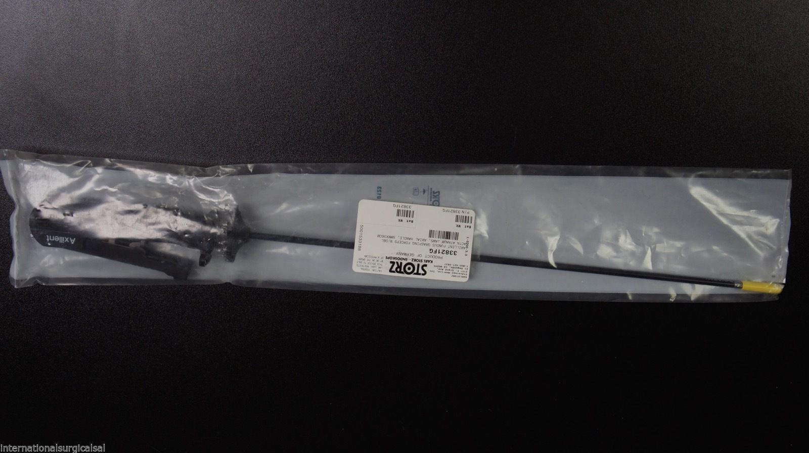 Karl Storz 33821FG Axillent Fundus Grasping Forceps Axial Handle 5mm x 36cm