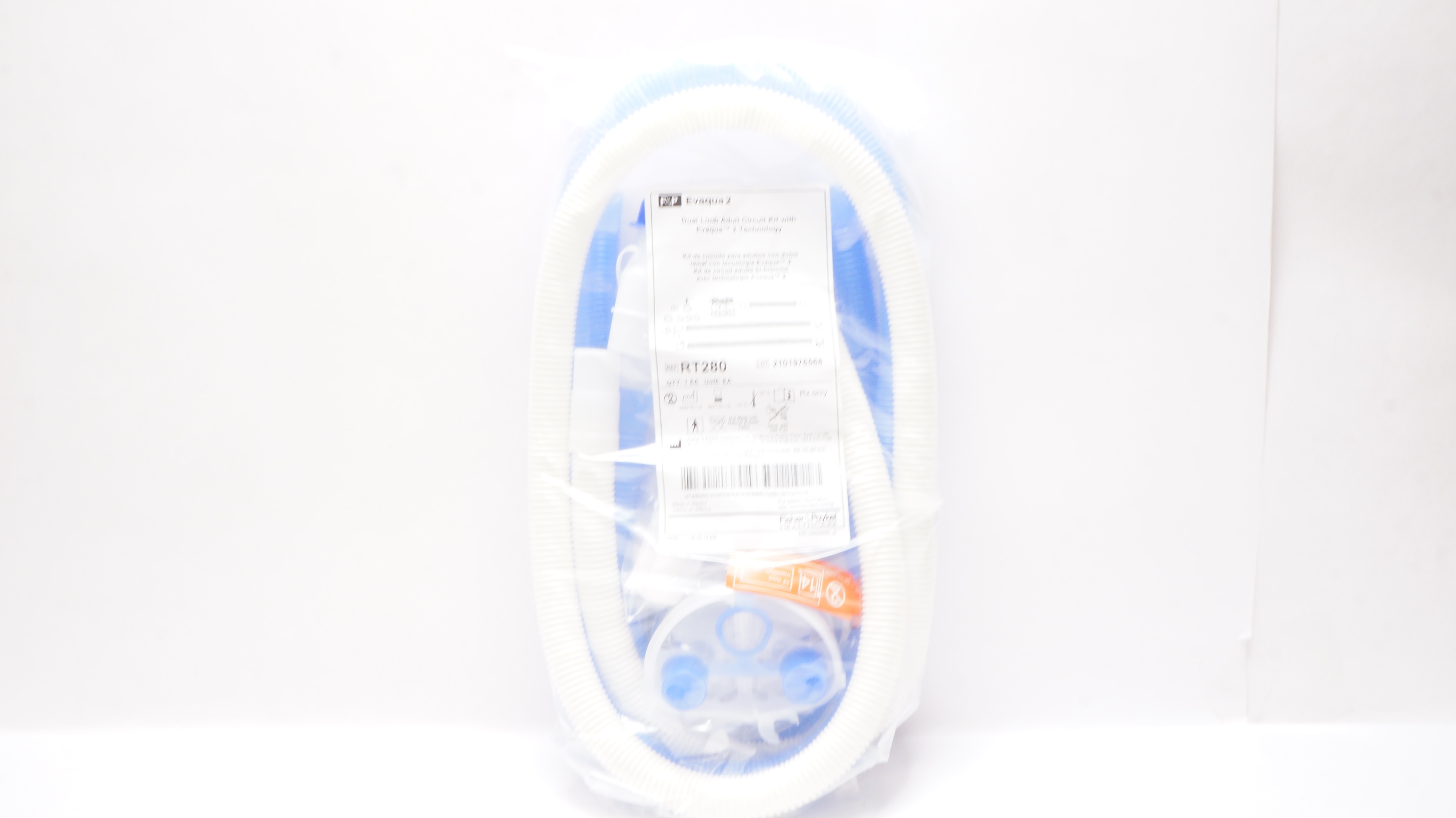 F&P RT280 Evaqua 2 Adult Respiratory Care System Dual Limb Adult Circuit Kit