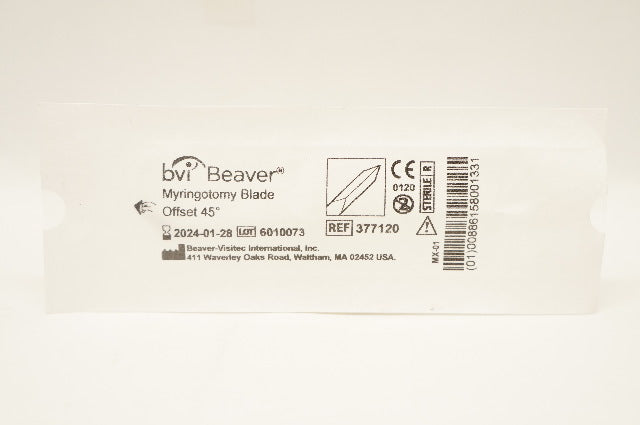 BVI Beaver 377120 Myringotomy Blade Offset 45 Degree