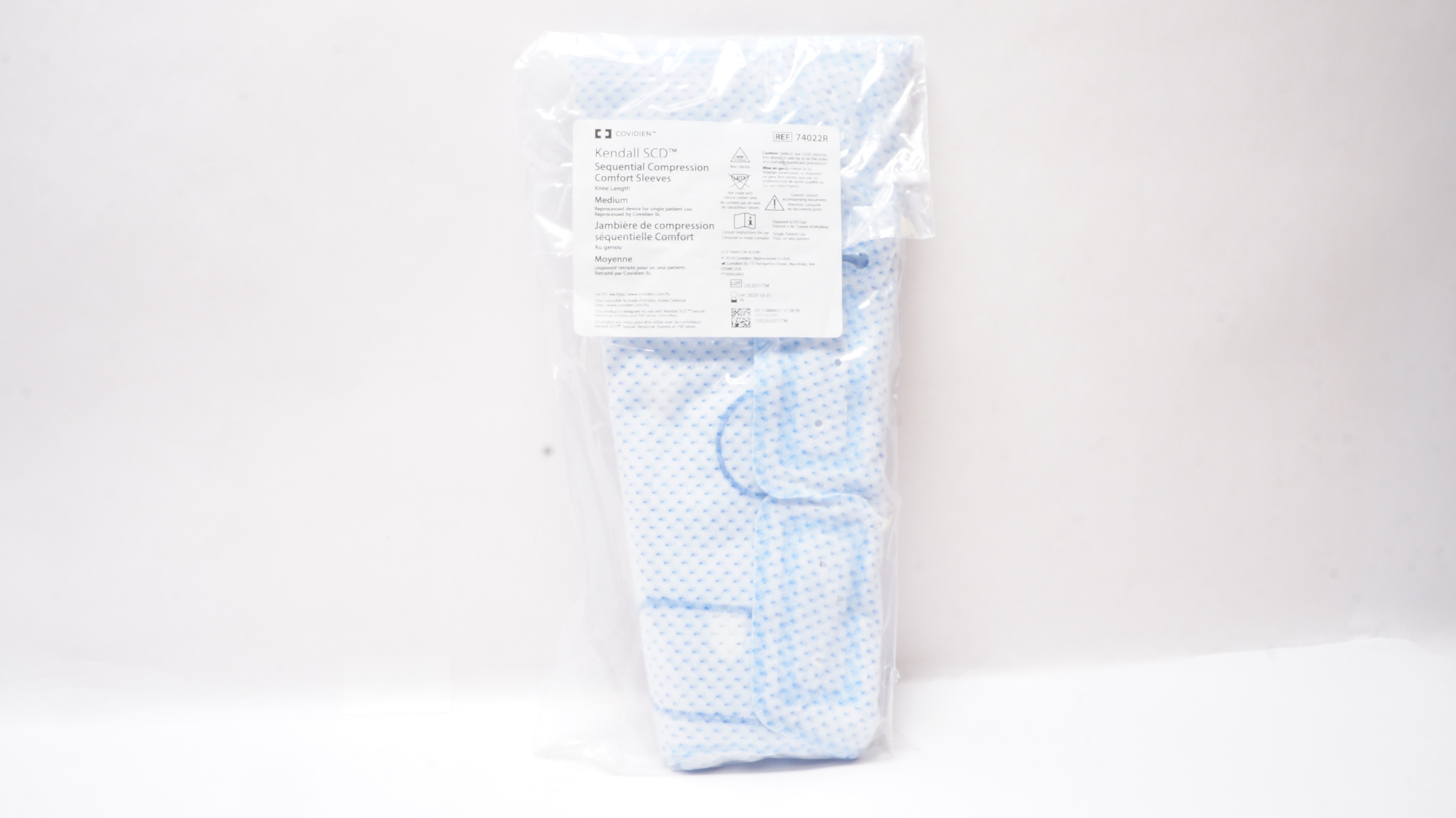 Covidien 74022R Kendall SCD Sequential Compression Comfort Sleeves Medium