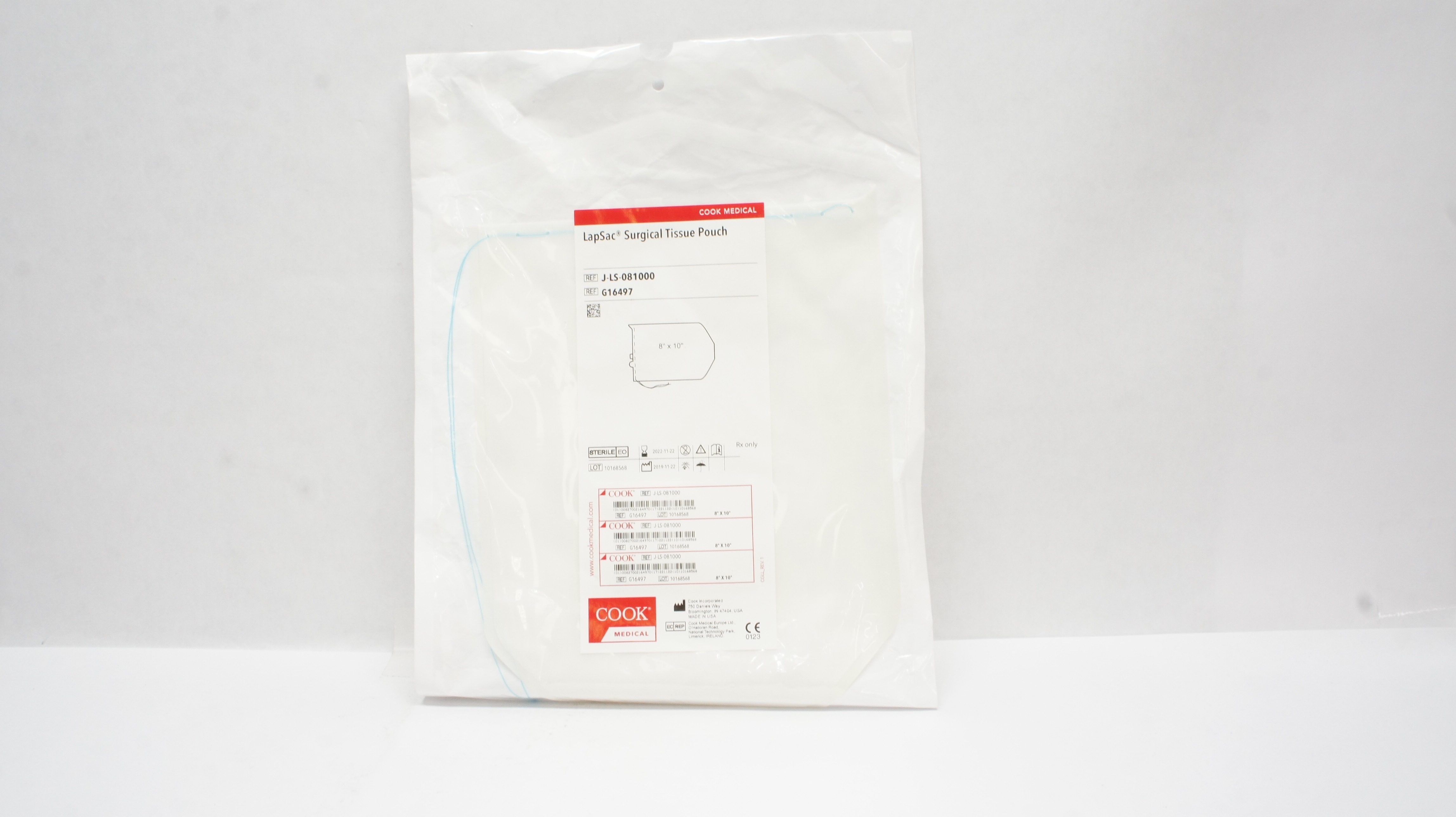 Cook Medical G16497 LapSac Surgical Tissue Pouch 8inch x 10inch (x)