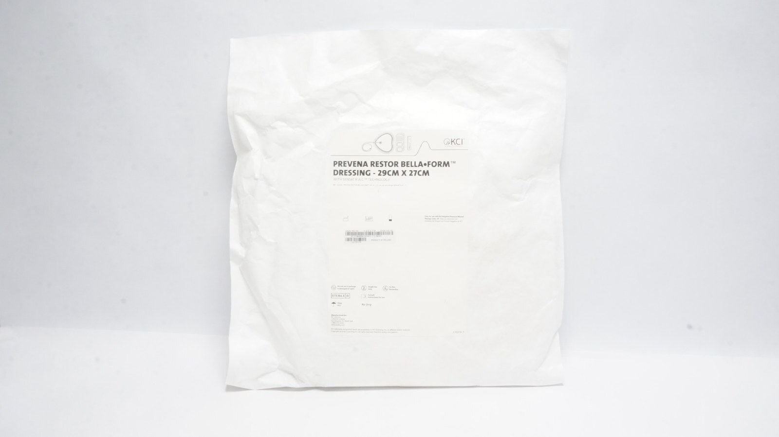 KCI PREVENA RESTOR BELLA•FORM Dressing 29CM X 27CM