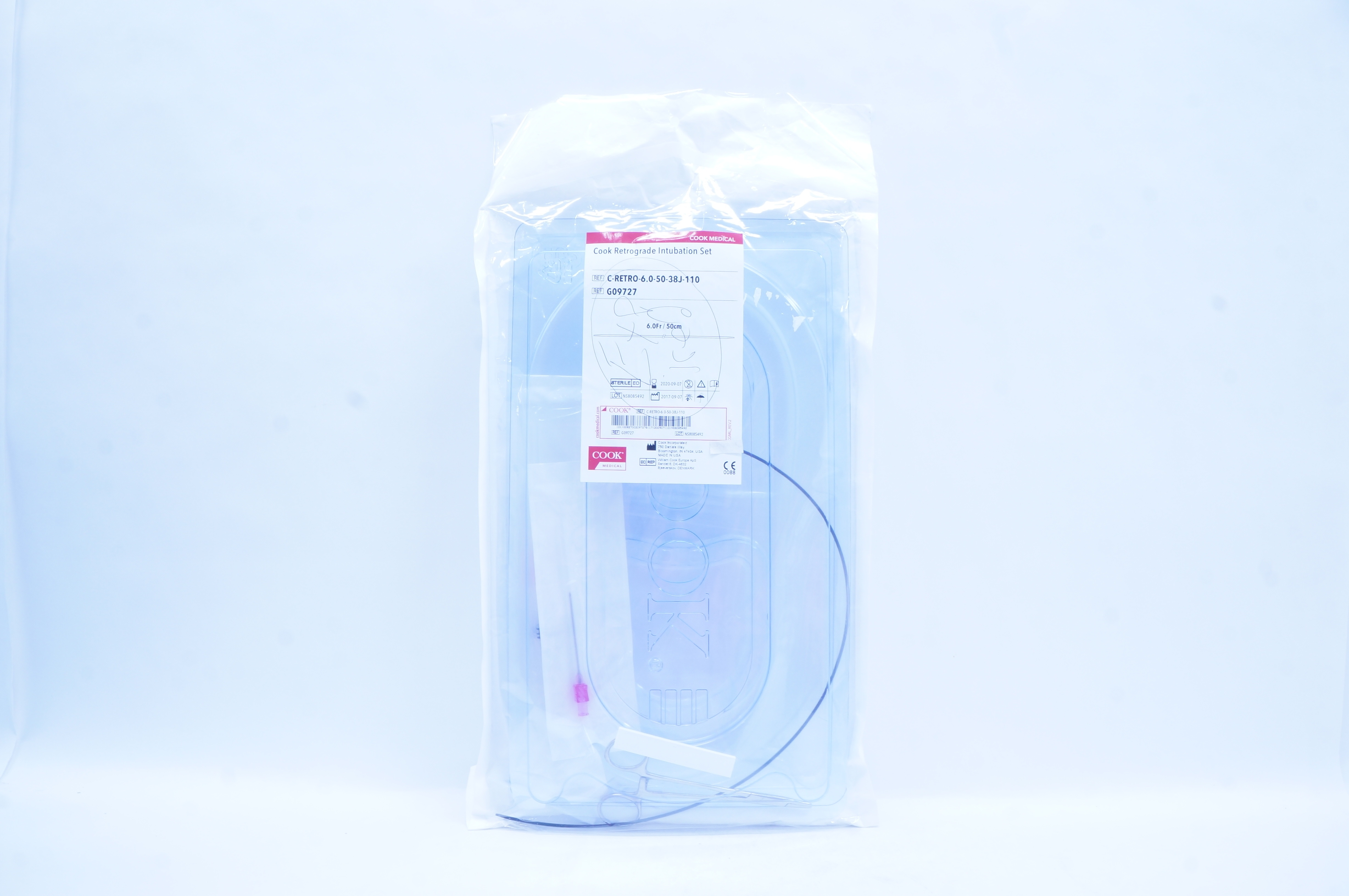 Cook Medical G09727 Retrograde Intubation Set 6.0Fr x 50cm (x)