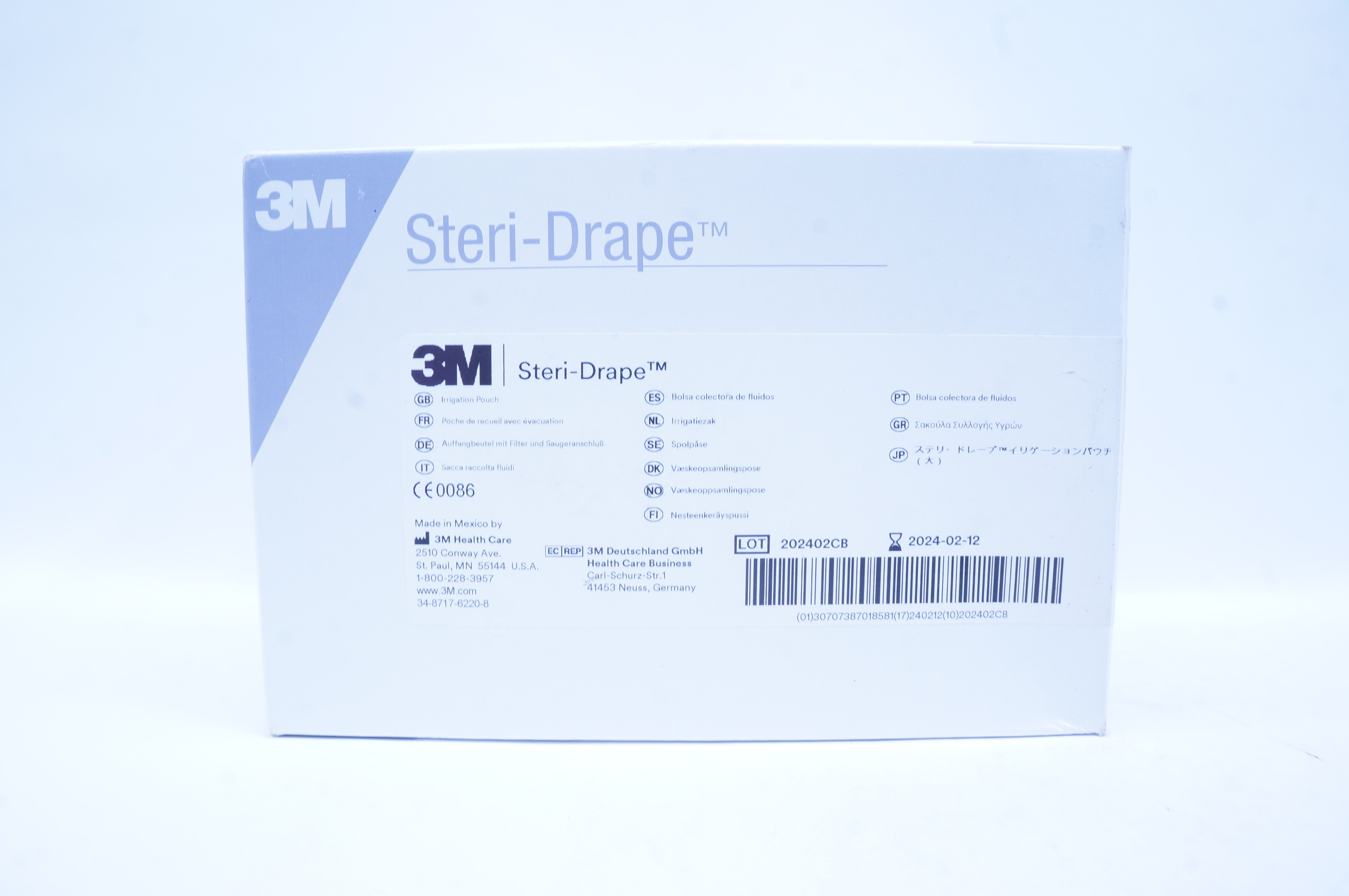 3M 1016 Steri-Drape Irrigation Pouch 19 inch x 23 inch