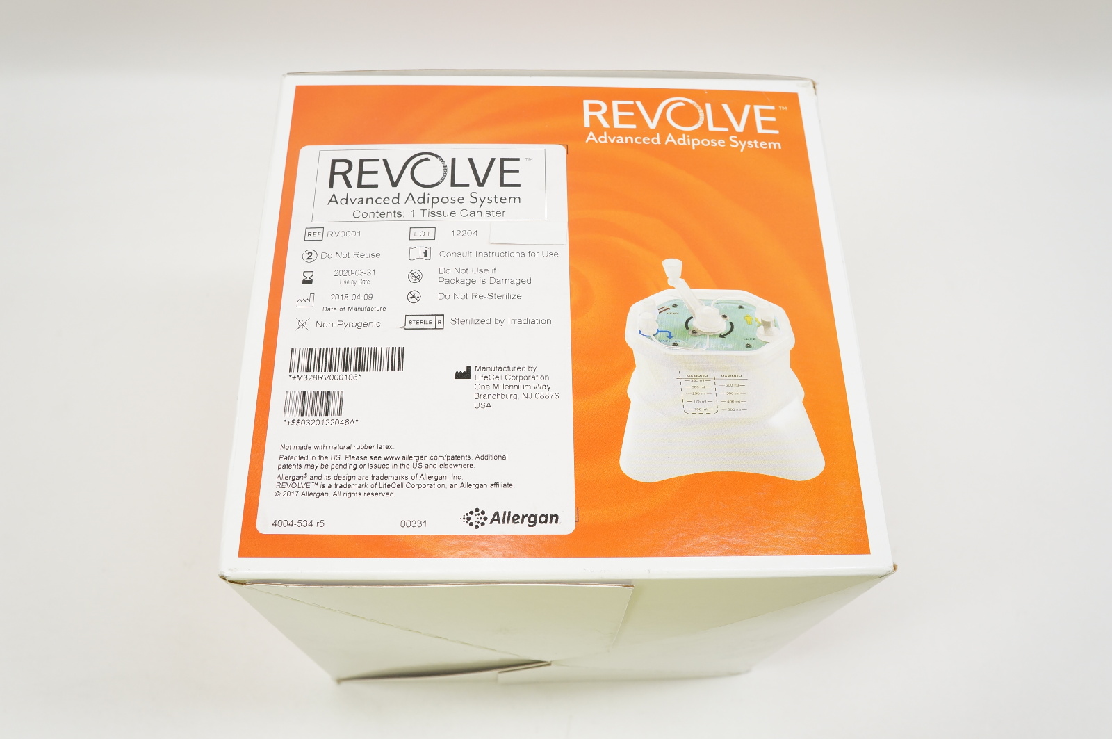 Allergan RV0001 Revolve Advanced Adipose System (x)