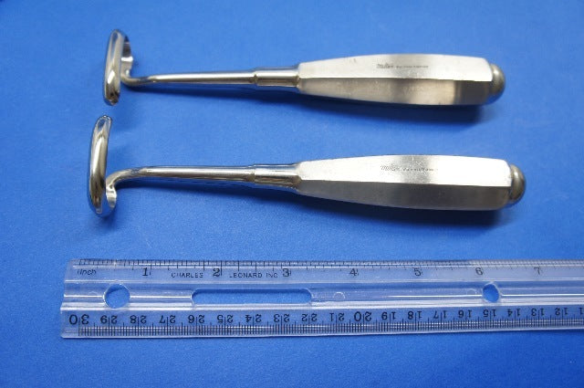 Miltex Elevator Set Periosteal Doyen Curved Blunt Edge Large 0.25