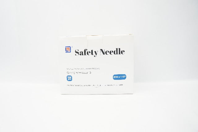Yangzhou Medline N-2315 Safety Needle 23G x 1 1/2inch - Box of 46