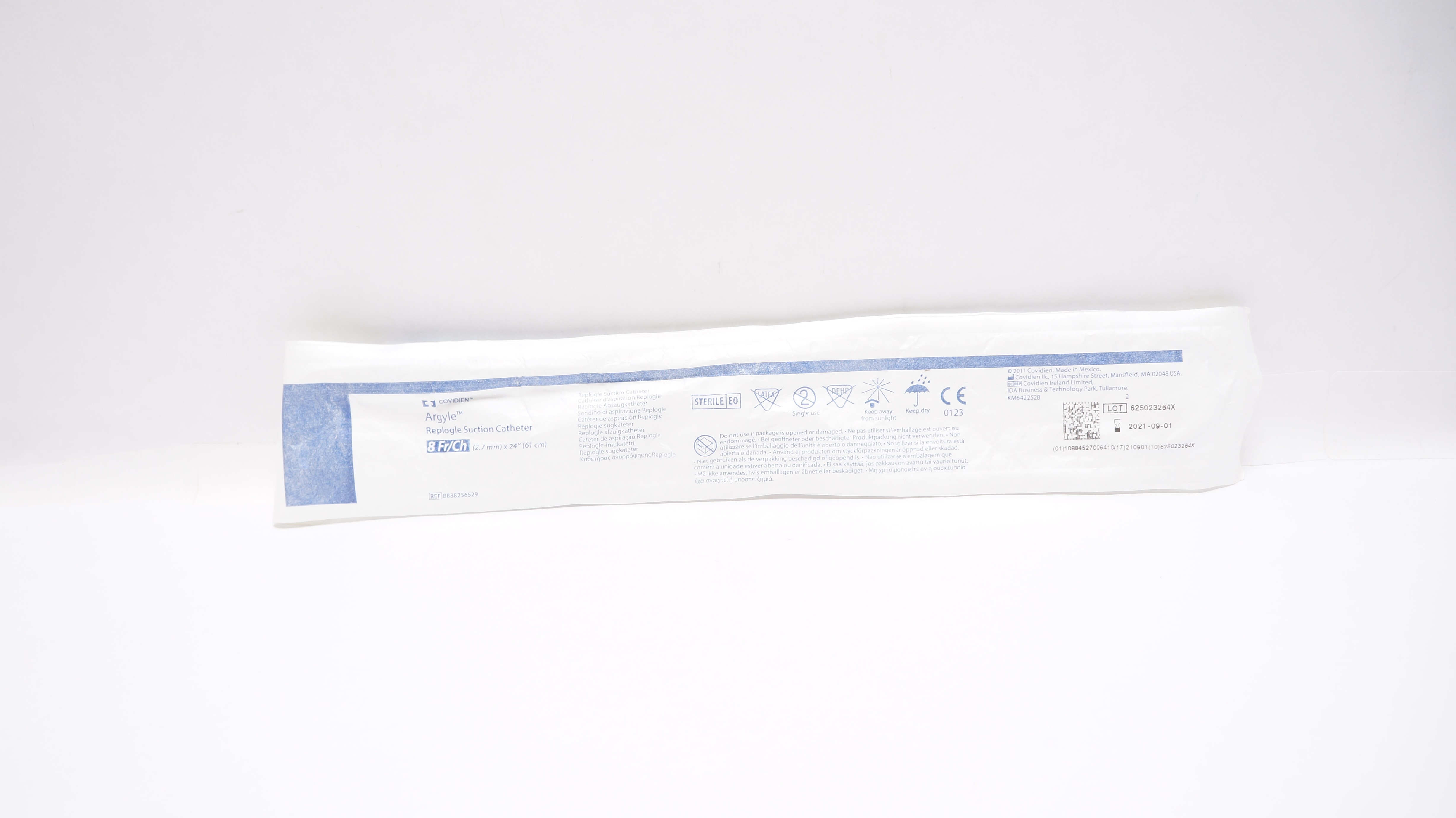 Covidien 8888256529 Argyle Reploge Suction Cath. 8Fr/Ch x 24 inch (x)