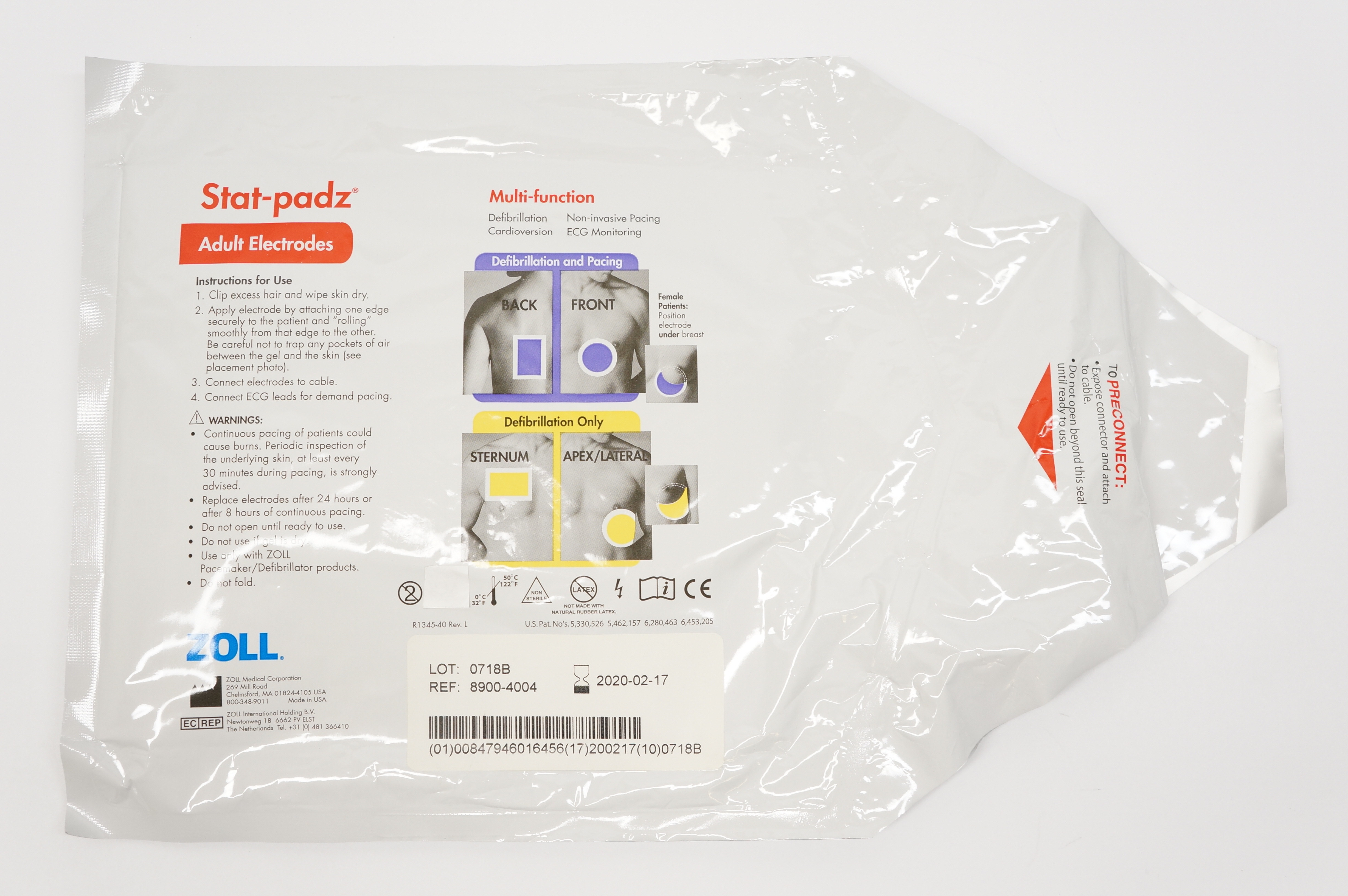 ZOLL 8900-4004 Stat-padz Adult Electrodes (x)