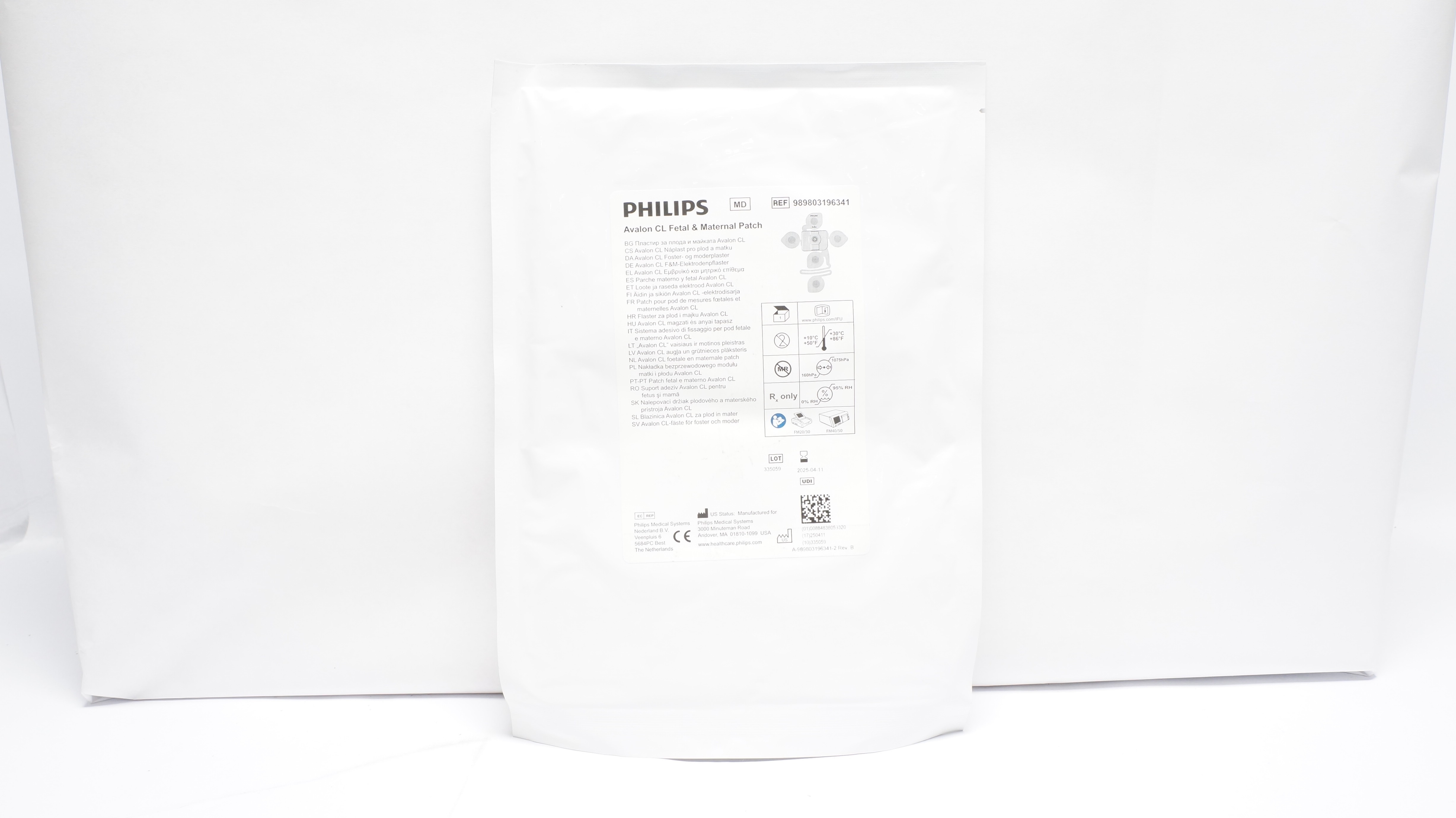 Philips 989803196341 Avalon CL Fetal & Maternal Patch (x)