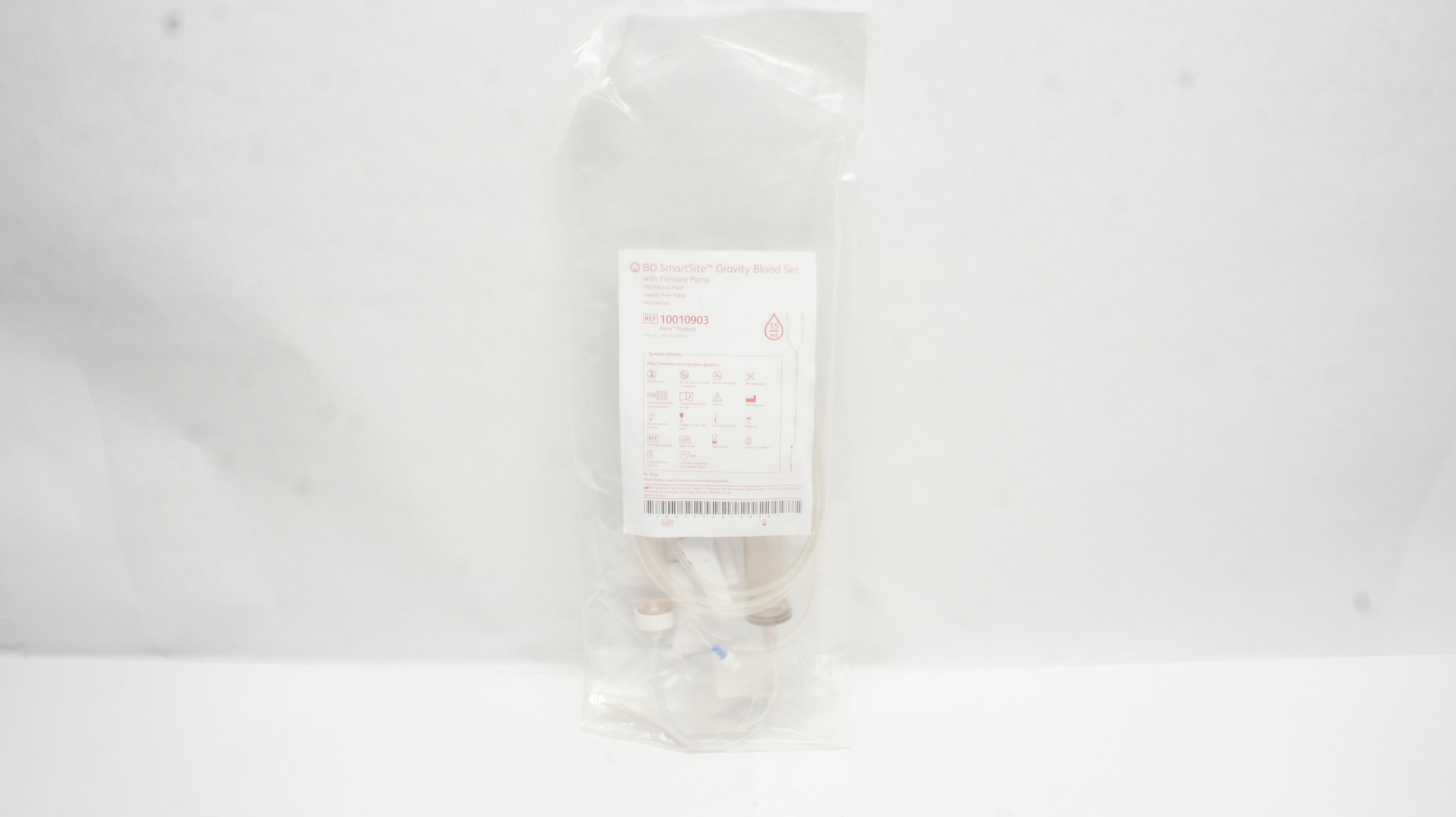 BD 10010903 SmartSite Gravity Blood Set w/Pressure Pump 104inch x 67ml15Drops/ml