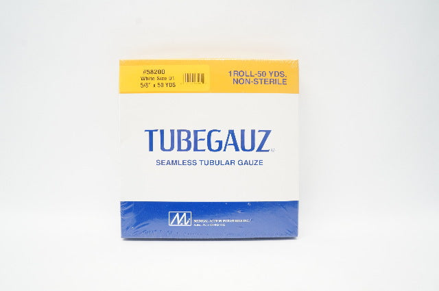 Medical Action 58200 Tubegauz Seamless Tubular Gauze, White, Size 01, 5/8in x 50yds
