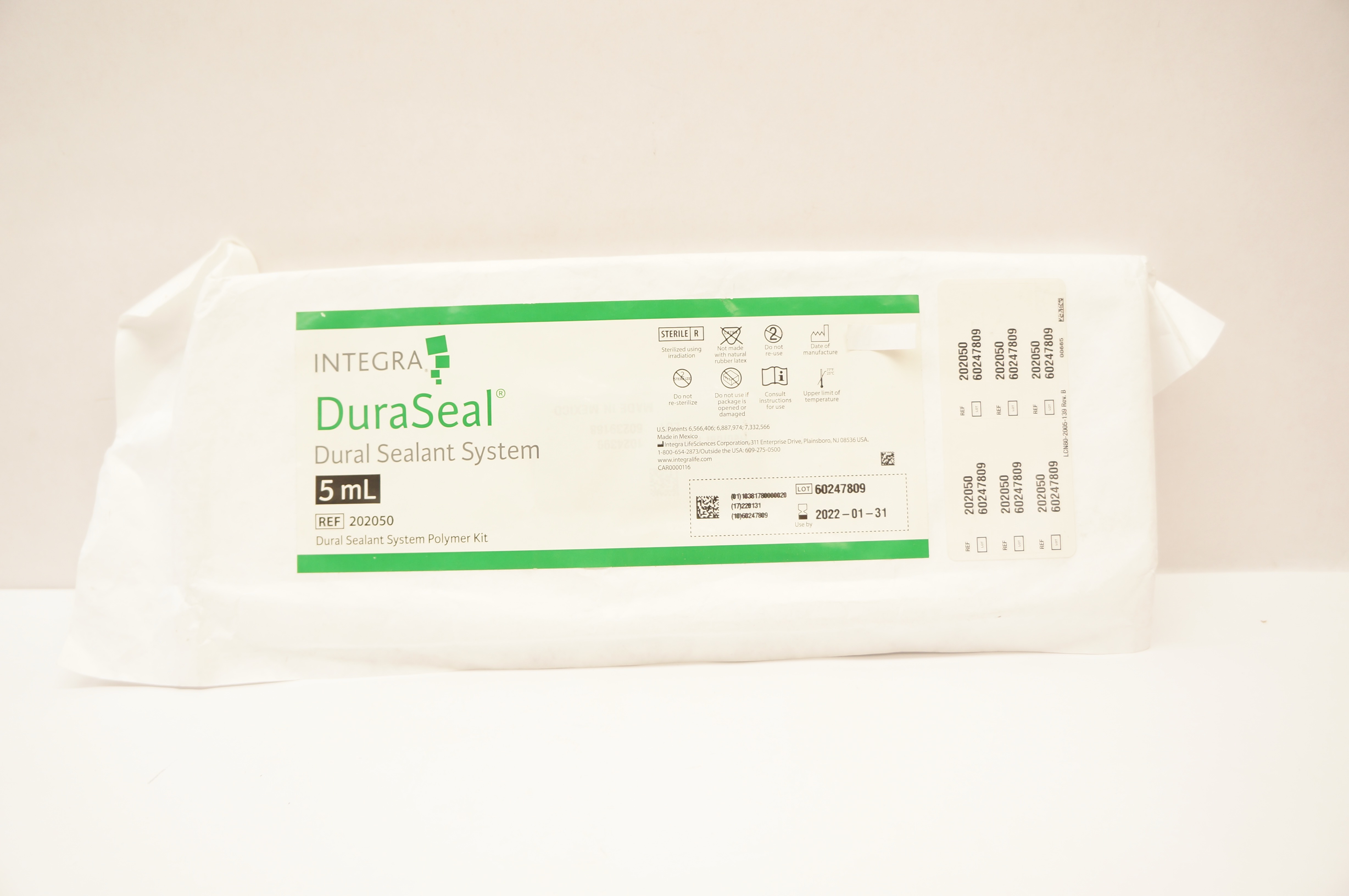 Integra 202050 DuraSeal Dural Sealant System Polymer Kit 5ml (x)