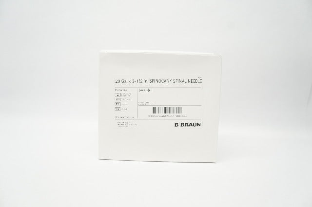 Braun 333335 Spinocan Spinal Ndle 20Ga x 3-1/2inch - Box of 25