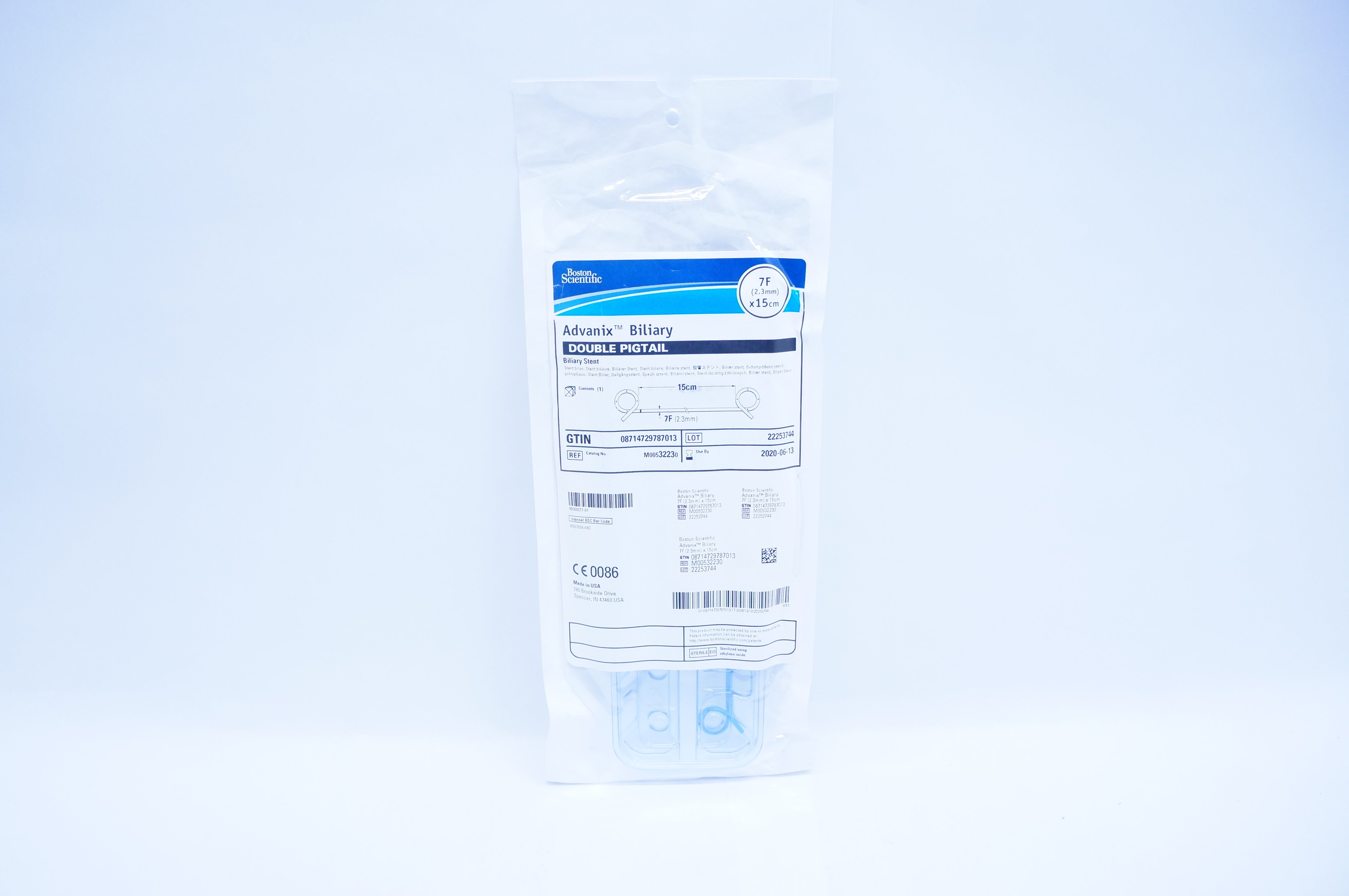 Boston Scientific M00532230 Advanix Biliary, Biliary Stnt 7F x 15cm (x)